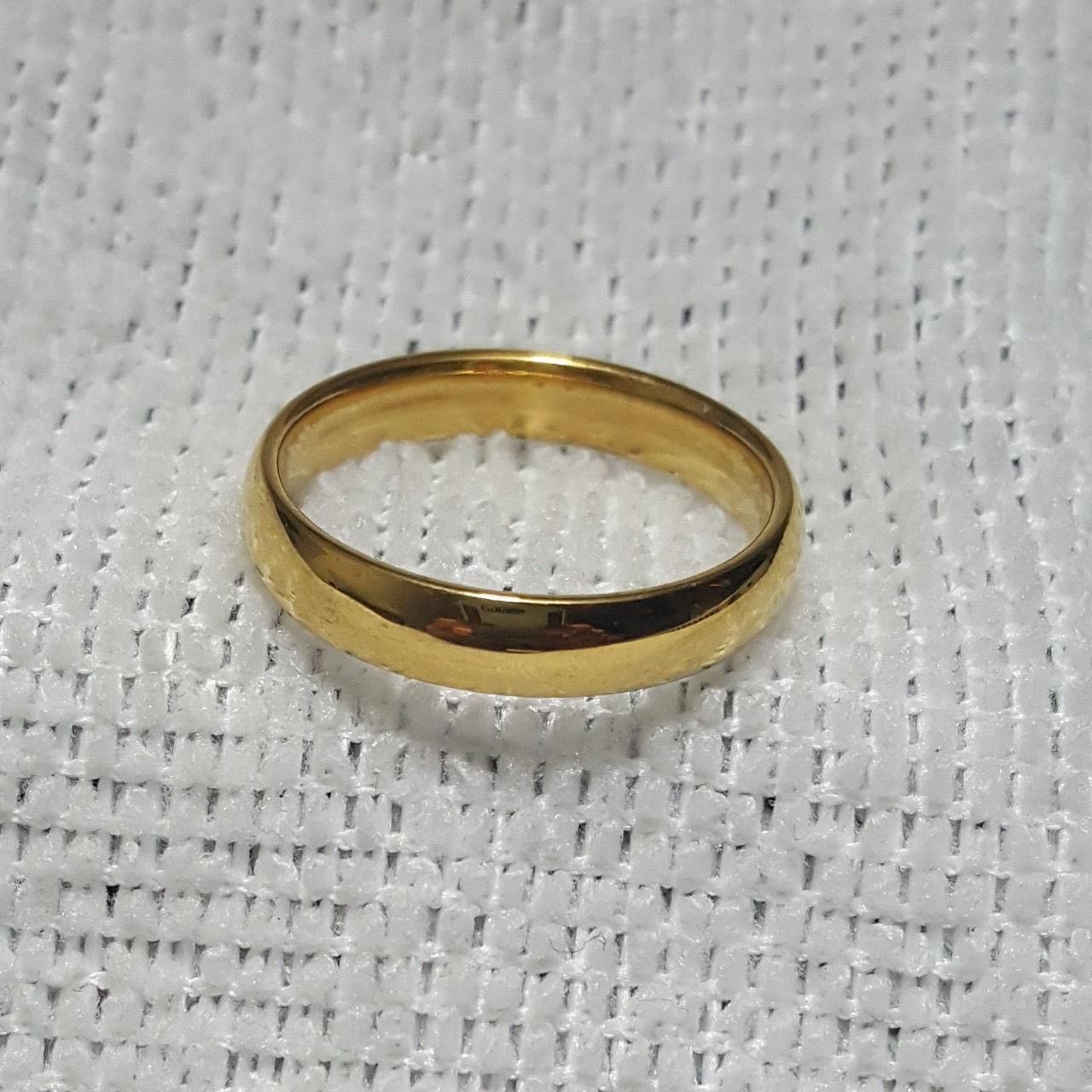 Jewelry 18k Gold Tone Ring Size - 9 - RGN - 428 Size ONE SIZE - 1 Thumbnail