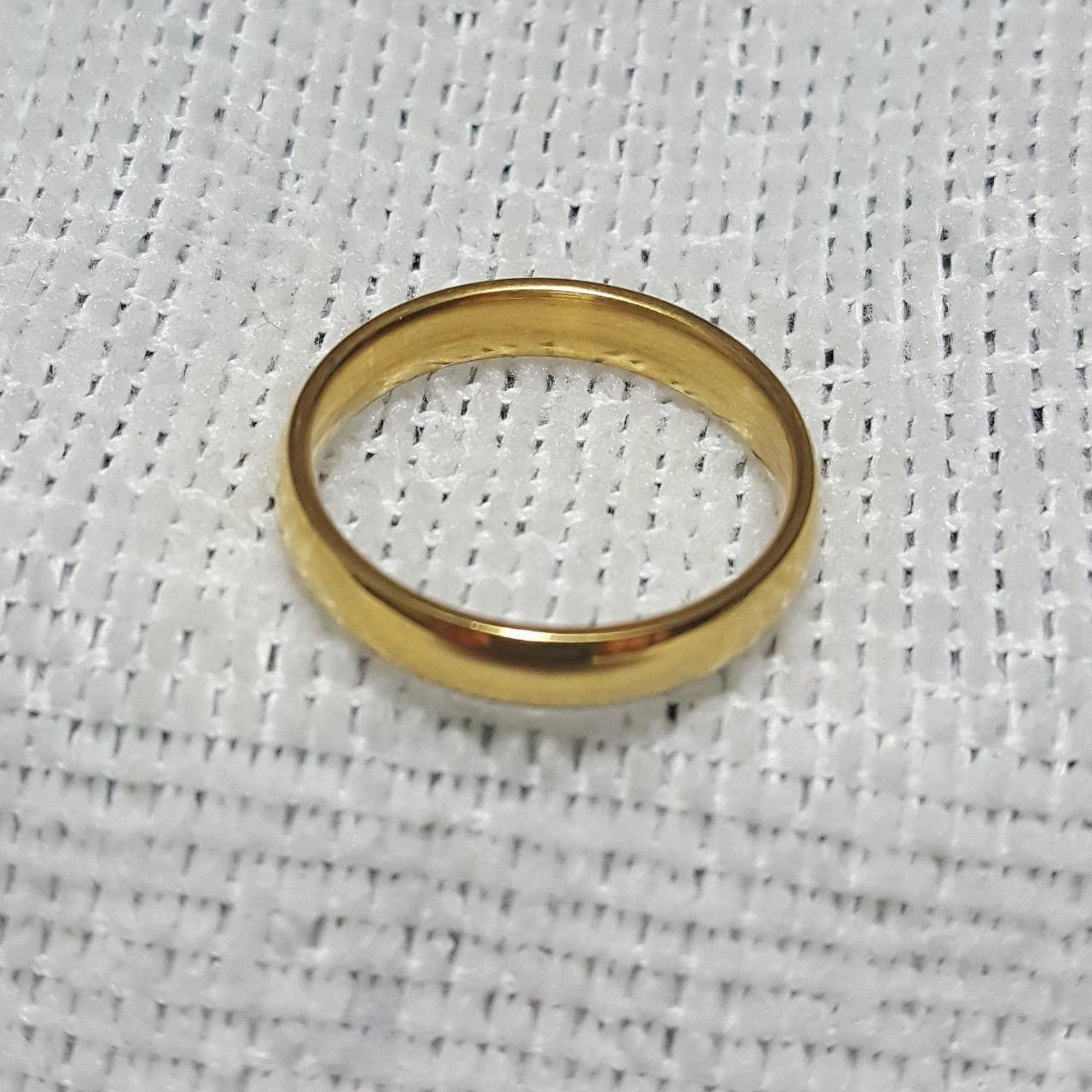 Jewelry 18k Gold Tone Ring Size - 9 - RGN - 428 Size ONE SIZE - 3 Thumbnail