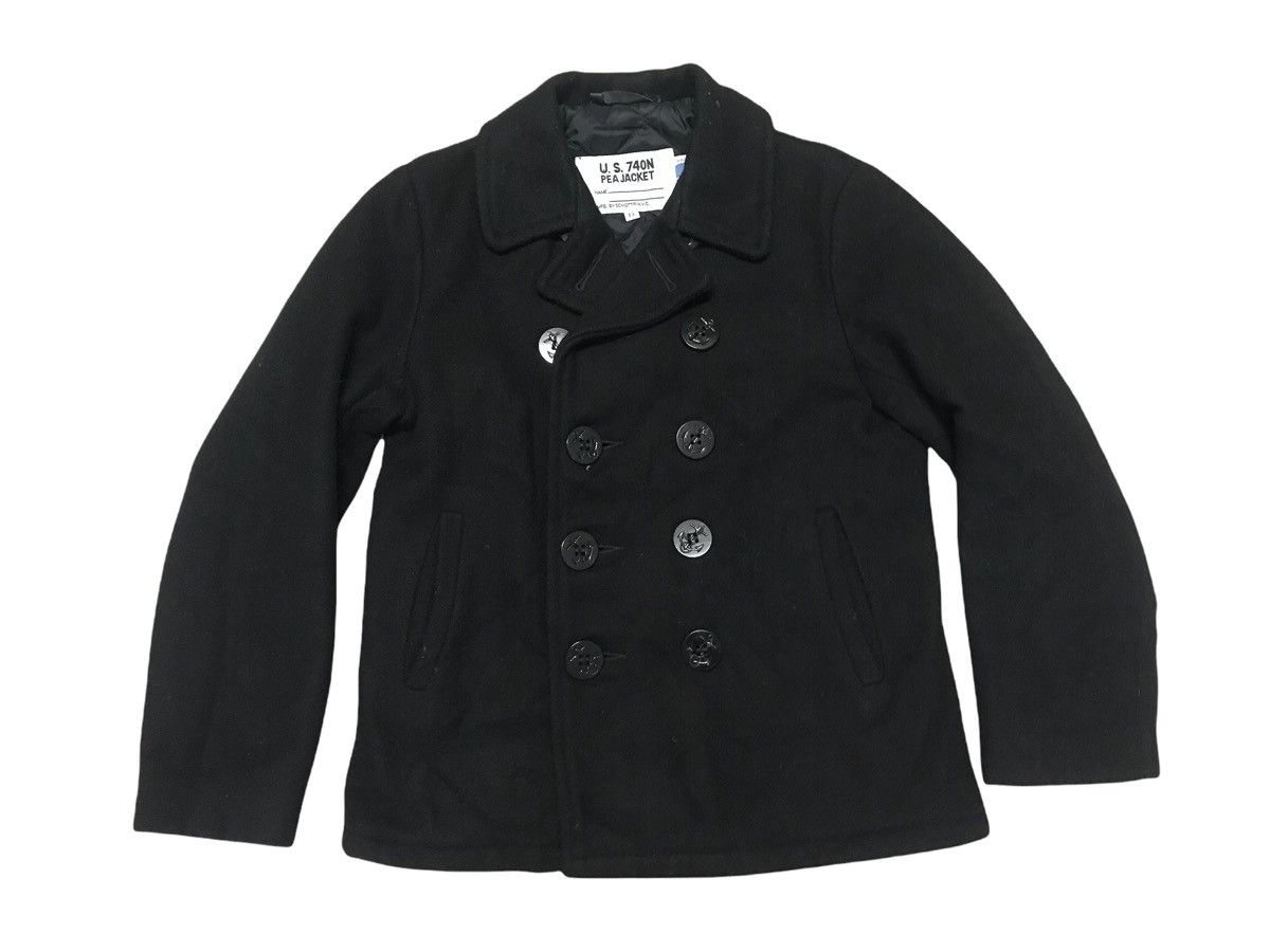 Schott Vintage Schott Pea Jacket US 740N Wool Made in Usa Size US XS / EU 42 / 0 - 1 Thumbnail