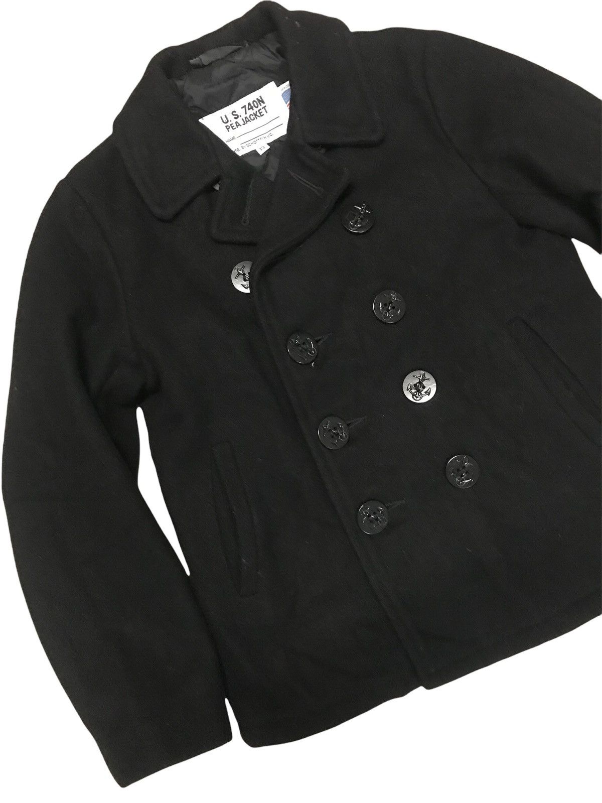 Schott Vintage Schott Pea Jacket US 740N Wool Made in Usa Size US XS / EU 42 / 0 - 2 Thumbnail
