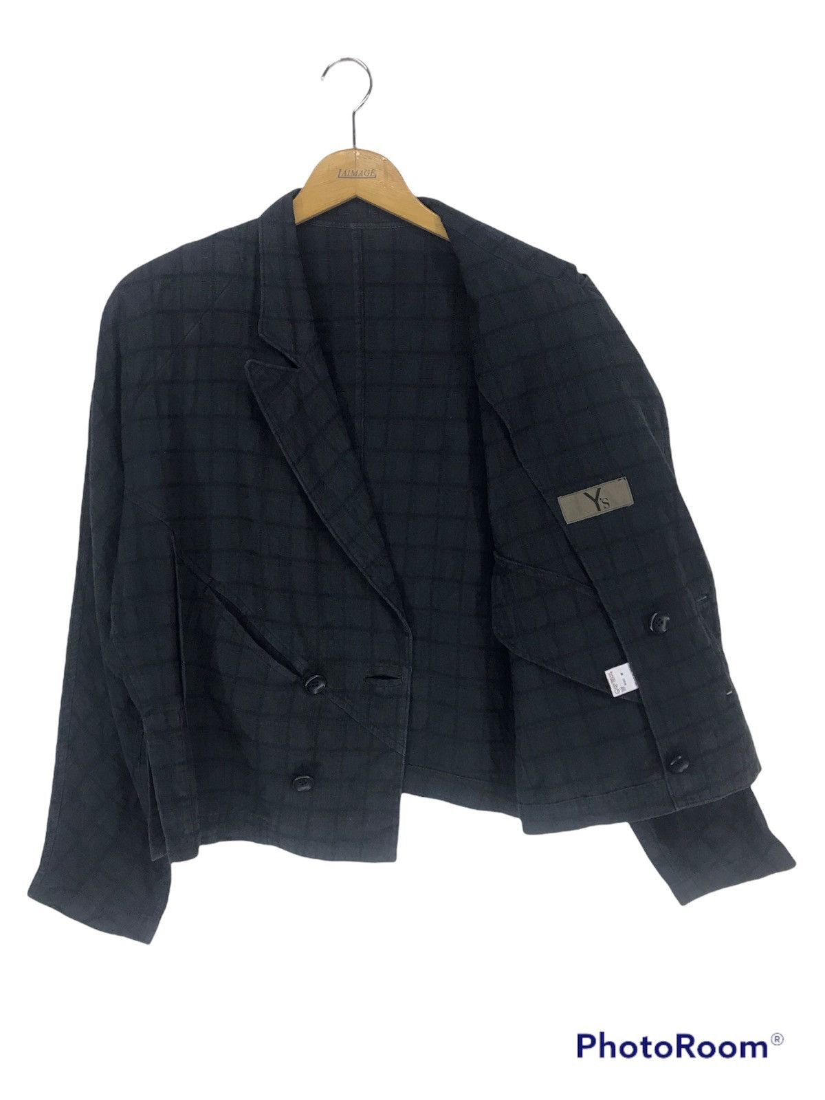 Yohji Yamamoto Vintage 80’s Y’s Yohji Yamamoto Cropped Jacket Size US M / EU 48-50 / 2 - 1 Thumbnail