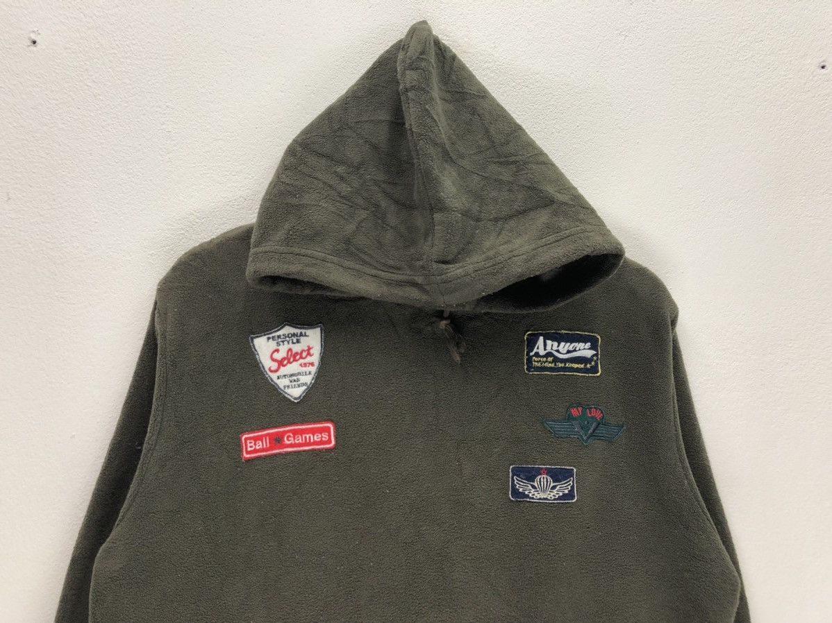 Military Vintage Army Patches Fleece Hoodie Size US M / EU 48-50 / 2 - 2 Preview