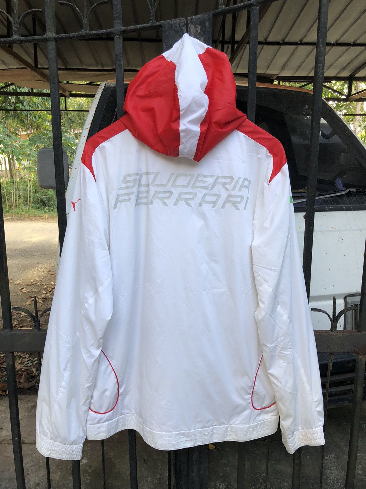 Ferrari × Puma Puma X Ferrari Windbreaker Hoodie Jacket Size US L / EU 52-54 / 3 - 5 Thumbnail