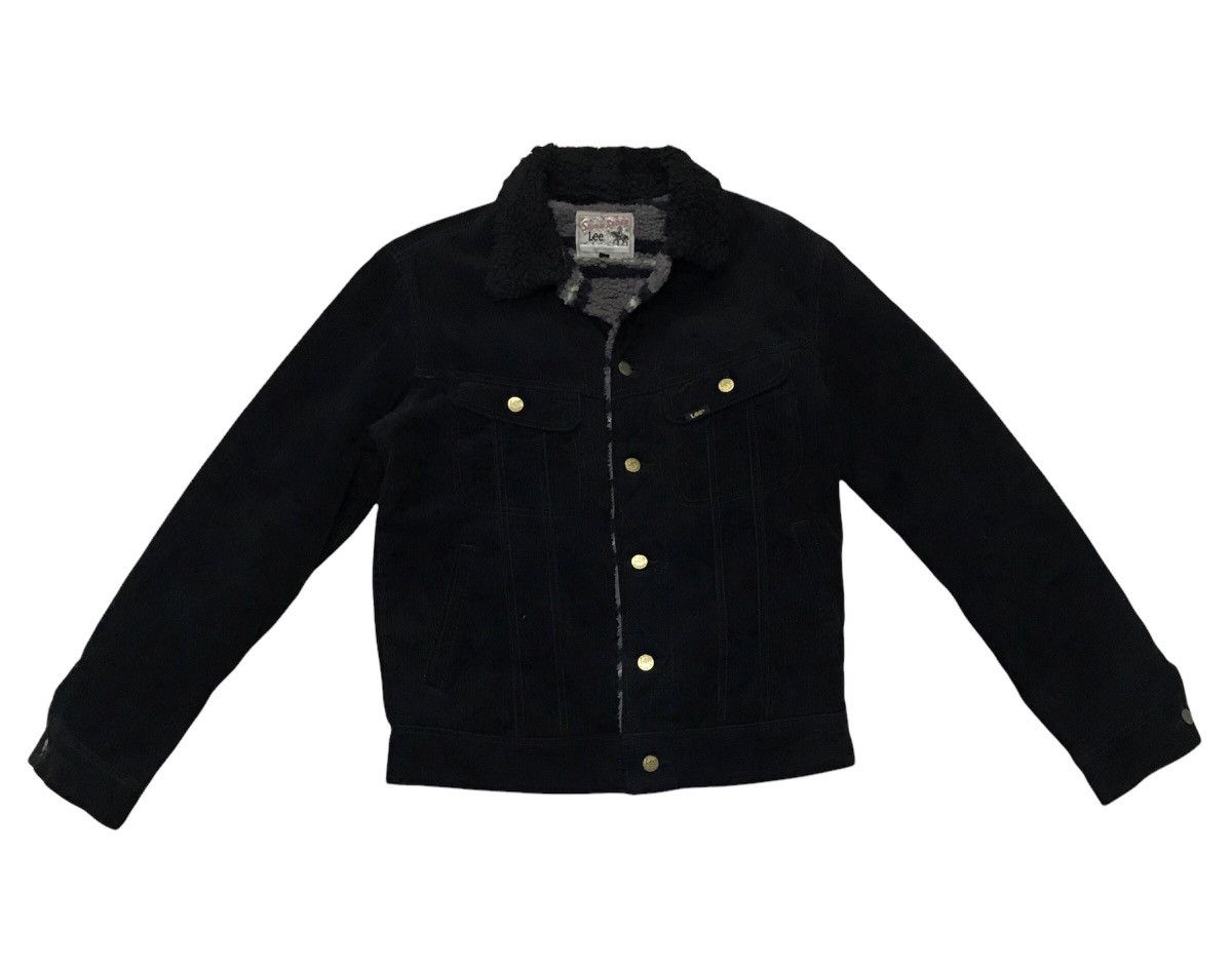 Lee Lee corduroy trucker sherpa jacket black Size US M / EU 48-50 / 2 - 7 Thumbnail
