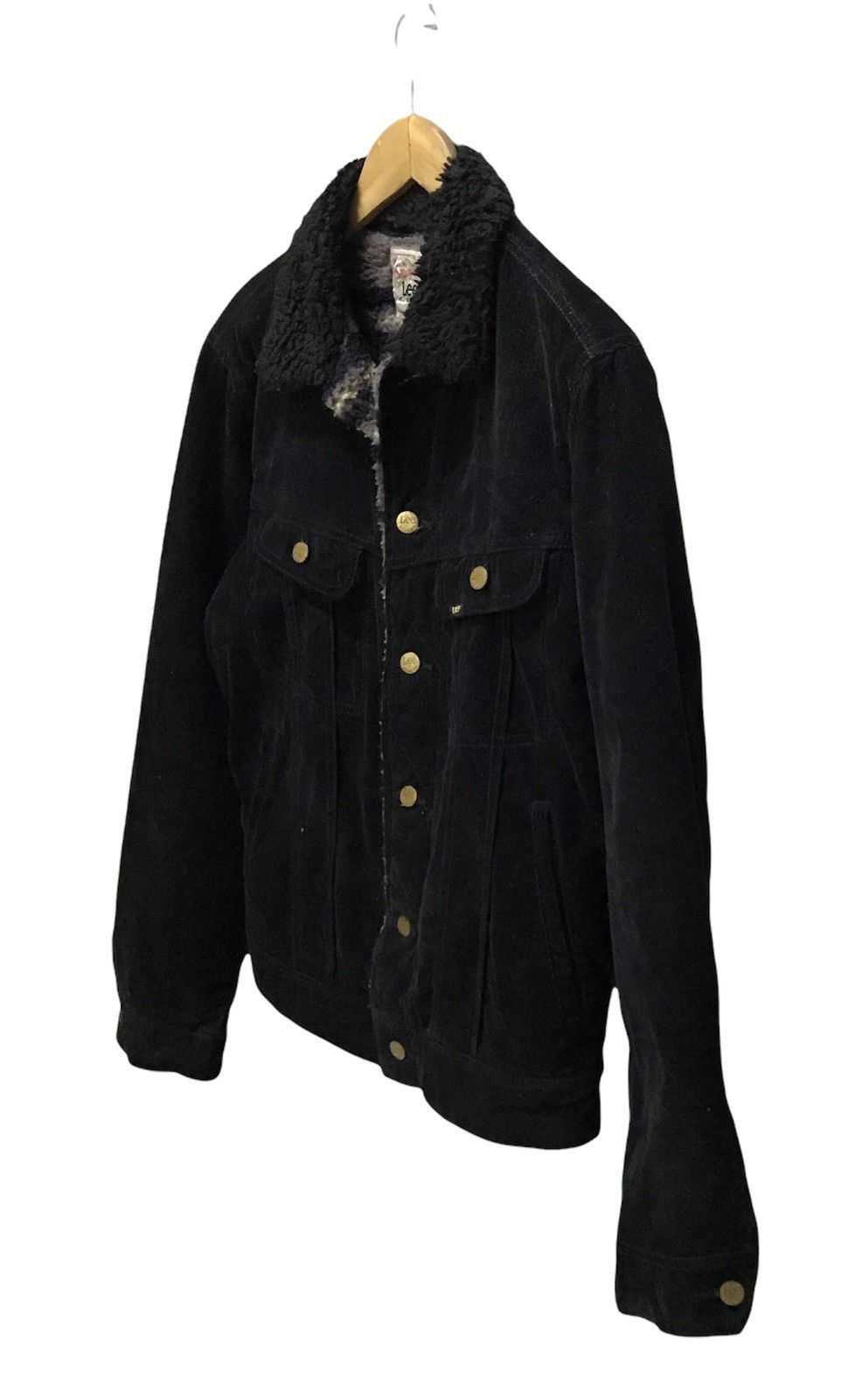 Lee Lee corduroy trucker sherpa jacket black Size US M / EU 48-50 / 2 - 4 Thumbnail