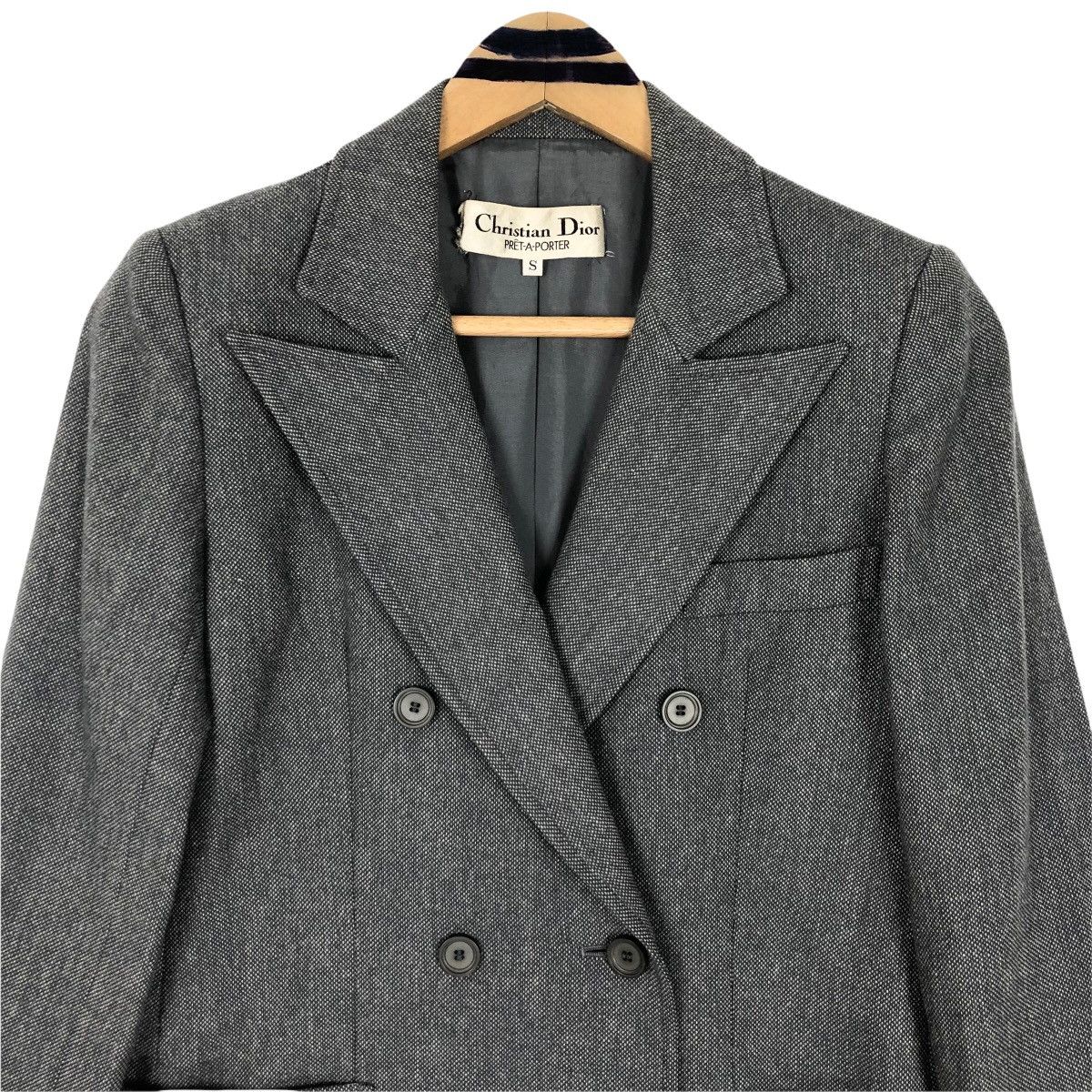 Christian Dior Monsieur Vintage Christian Dior Prêt-A-Porter Women’s Wool Coat Size S / US 4 / IT 40 - 3 Thumbnail