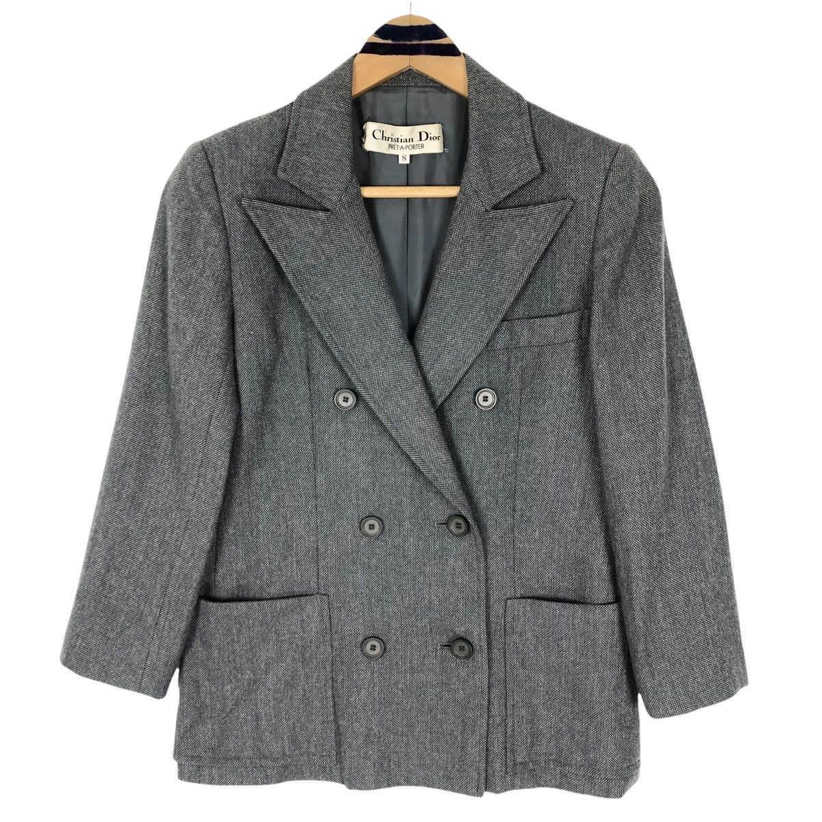 Christian Dior Monsieur Vintage Christian Dior Prêt-A-Porter Women’s Wool Coat Size S / US 4 / IT 40 - 1 Thumbnail