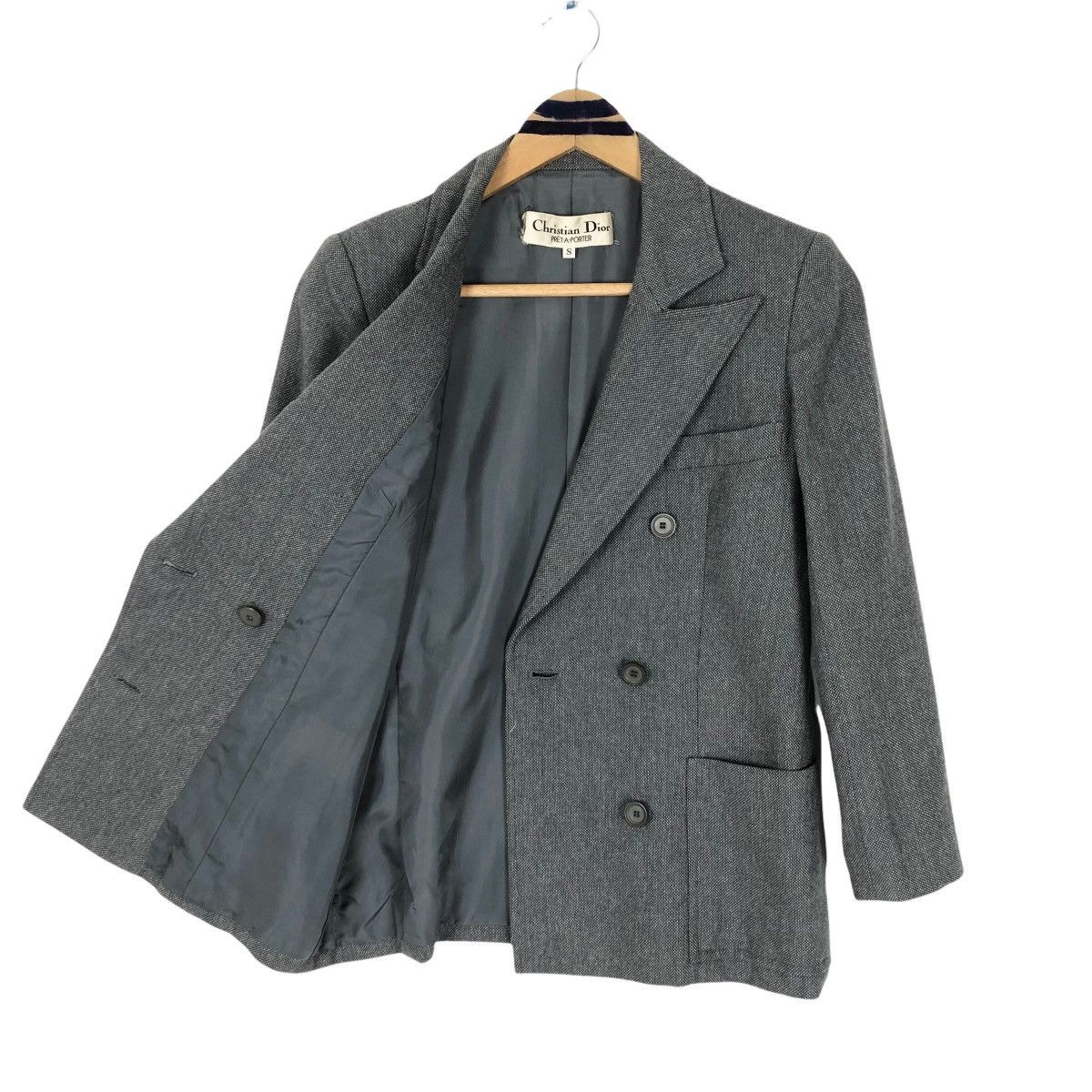 Christian Dior Monsieur Vintage Christian Dior Prêt-A-Porter Women’s Wool Coat Size S / US 4 / IT 40 - 7 Thumbnail