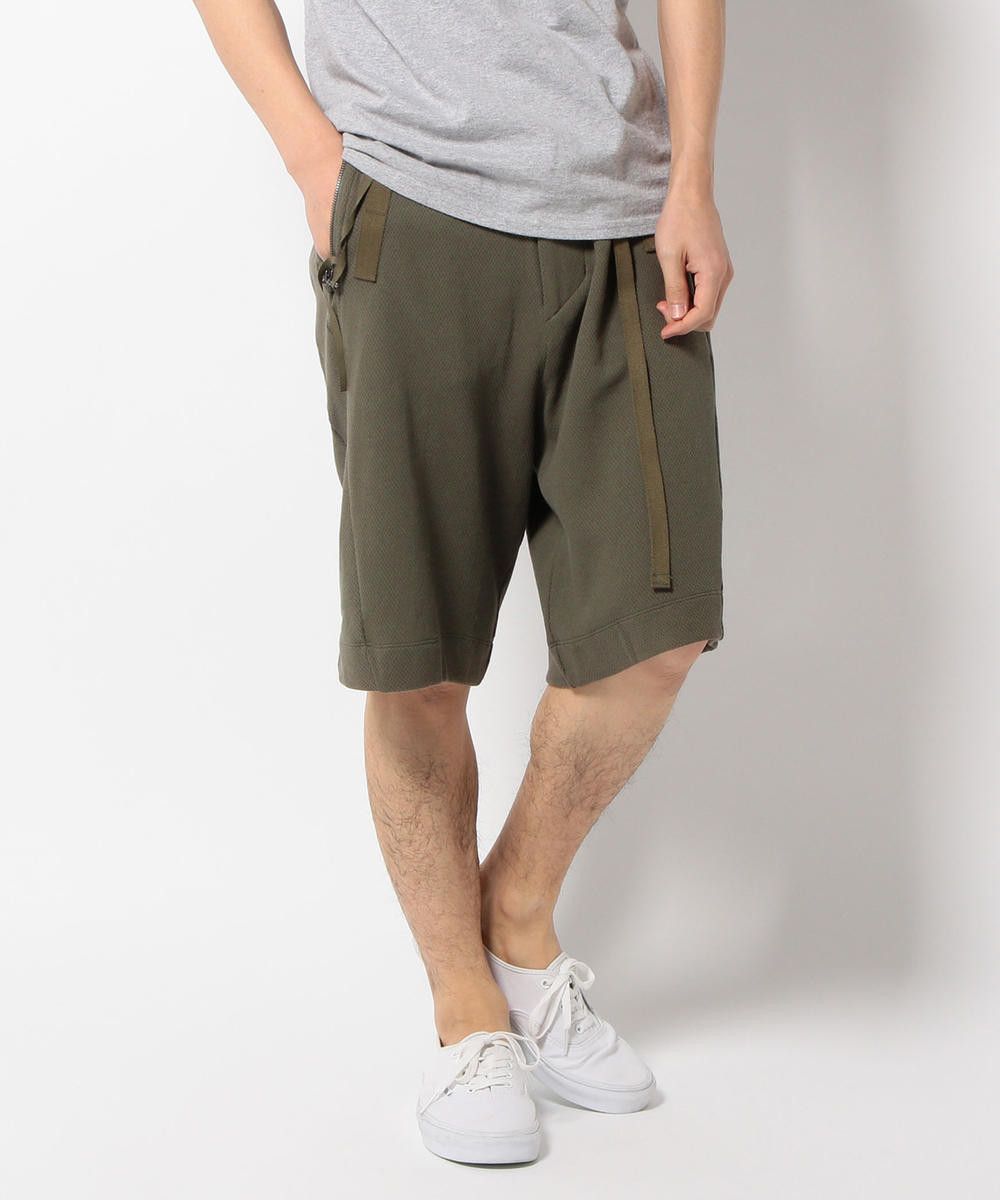 image of Julius Ss'18 Webbing Easy Shorts in Army Green, Men's (Size 34)