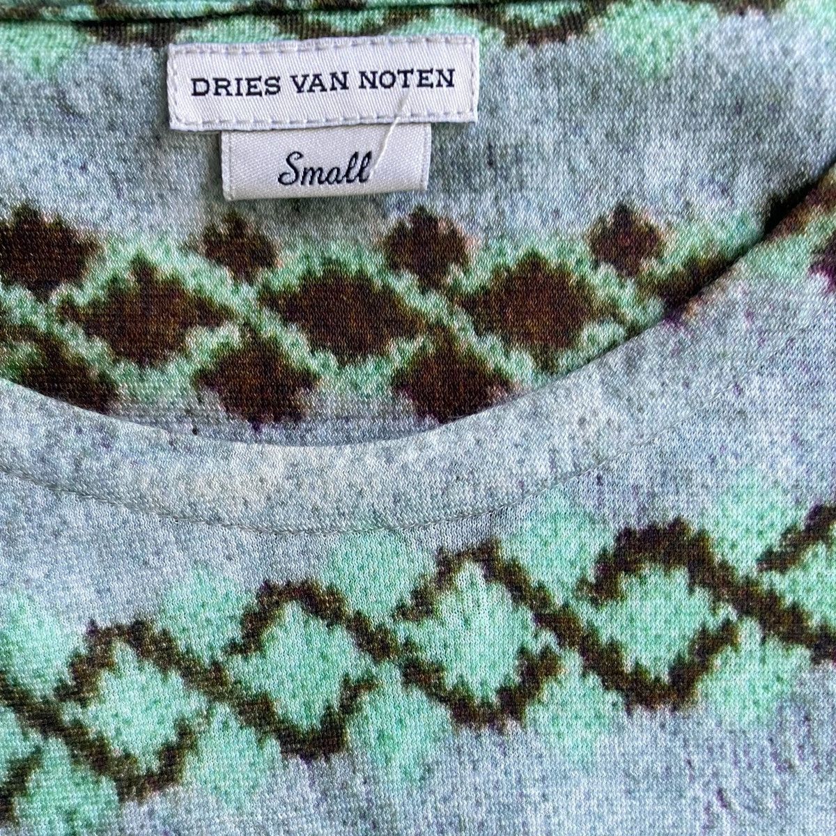 Dries Van Noten Dries Van Noten Knit Printed T Shirt Size US S / EU 44-46 / 1 - 5 Thumbnail