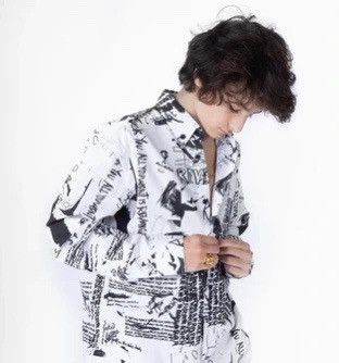 Revenge Revenge White Graffiti KILL Button Up Shirt M Size US M / EU 48-50 / 2 - 1 Thumbnail