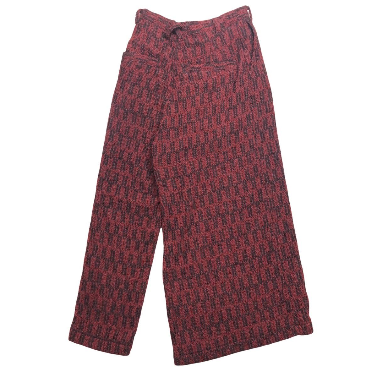 Designer × Japanese Brand Bedsidedrama Women’s Asymmetrical Tuck Pants Wide Wool Size 27" / US 4 / IT 40 - 9 Thumbnail