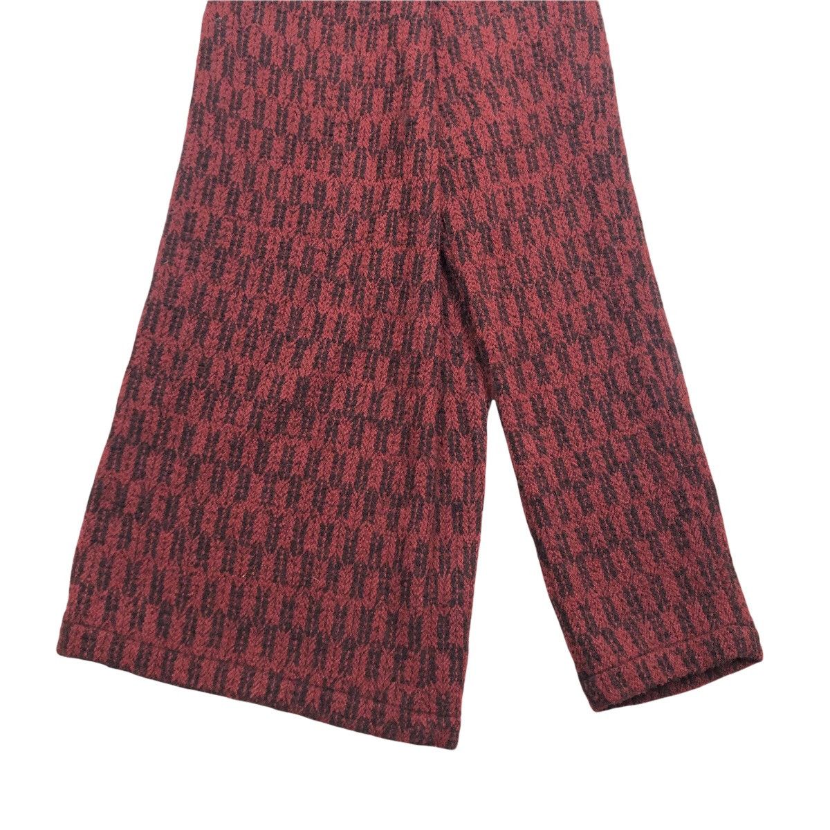 Designer × Japanese Brand Bedsidedrama Women’s Asymmetrical Tuck Pants Wide Wool Size 27" / US 4 / IT 40 - 3 Thumbnail