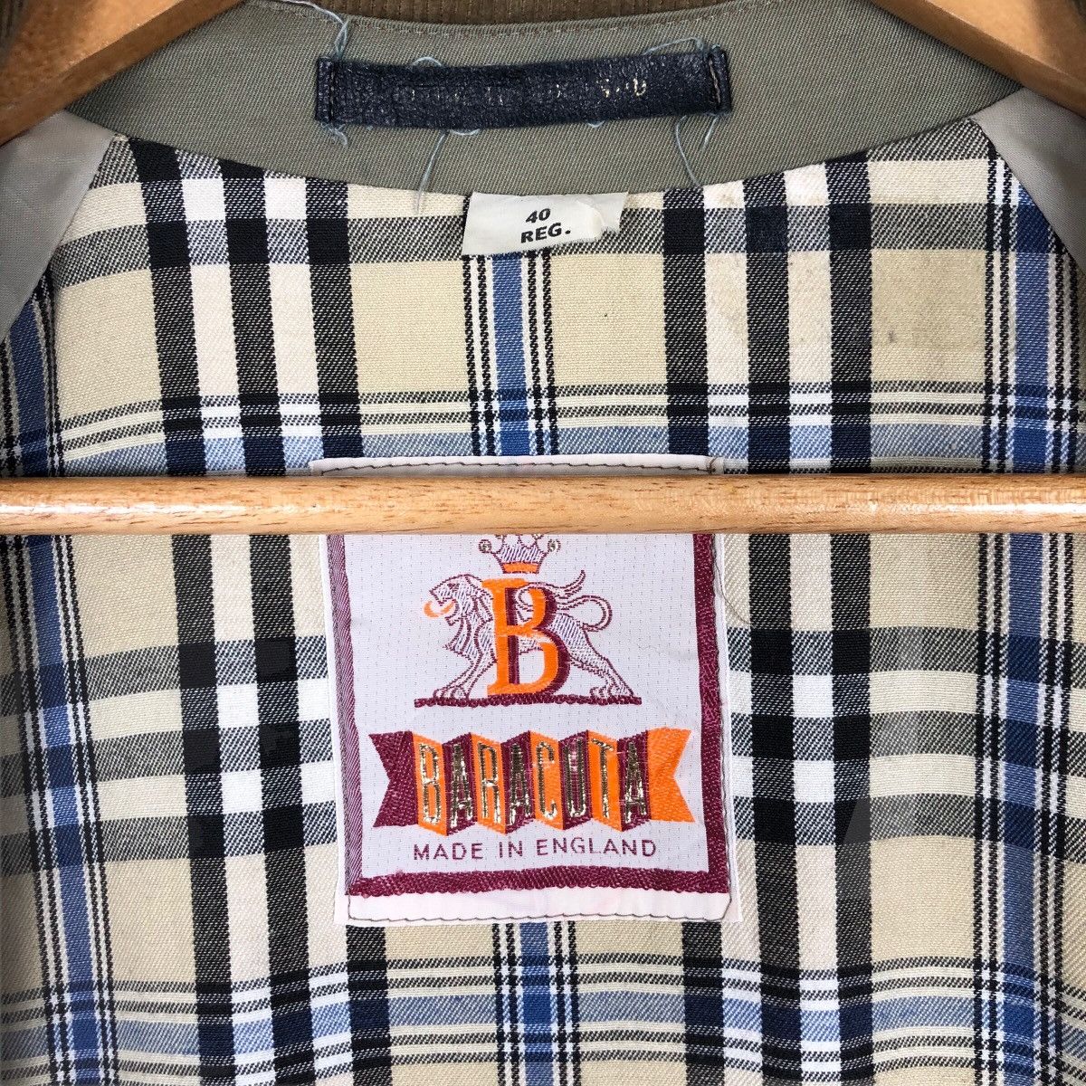Baracuta Vintage 80s Baracuta Trench Coat Made In England Parka Size US L / EU 52-54 / 3 - 7 Thumbnail