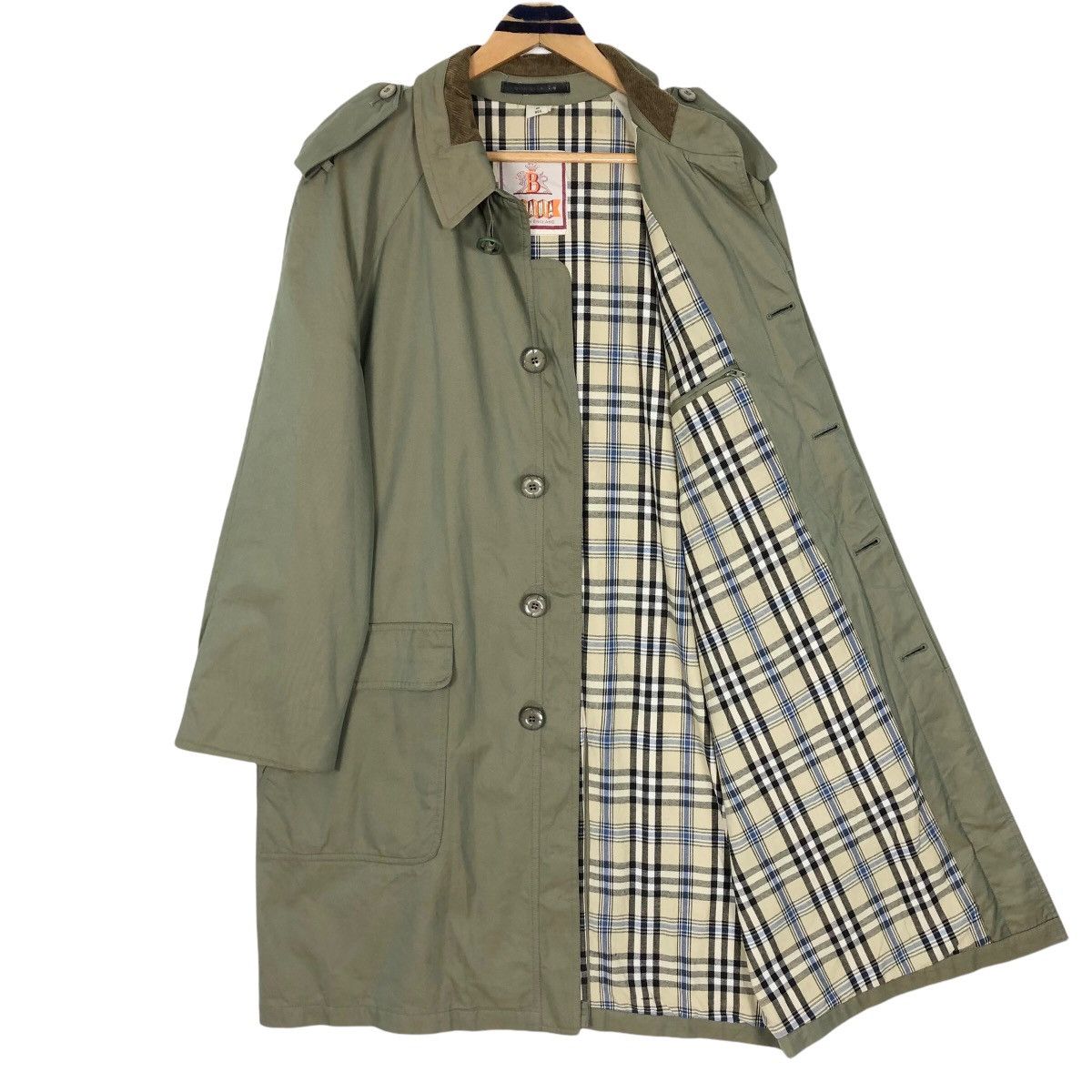 Baracuta Vintage 80s Baracuta Trench Coat Made In England Parka Size US L / EU 52-54 / 3 - 10 Thumbnail