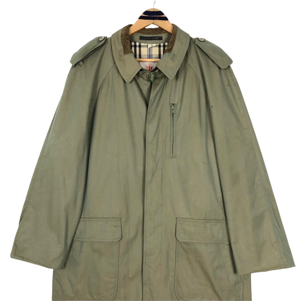 Baracuta Vintage 80s Baracuta Trench Coat Made In England Parka Size US L / EU 52-54 / 3 - 3 Thumbnail