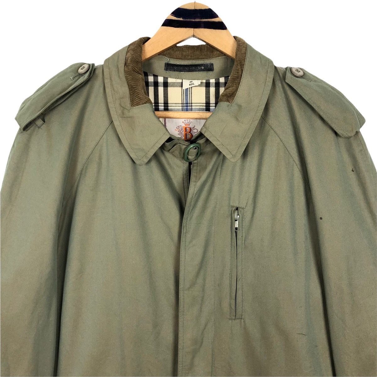 Baracuta Vintage 80s Baracuta Trench Coat Made In England Parka Size US L / EU 52-54 / 3 - 4 Thumbnail