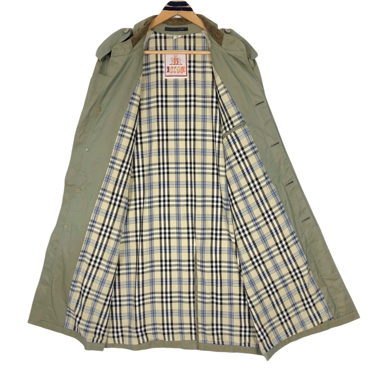 Baracuta Vintage 80s Baracuta Trench Coat Made In England Parka Size US L / EU 52-54 / 3 - 11 Thumbnail