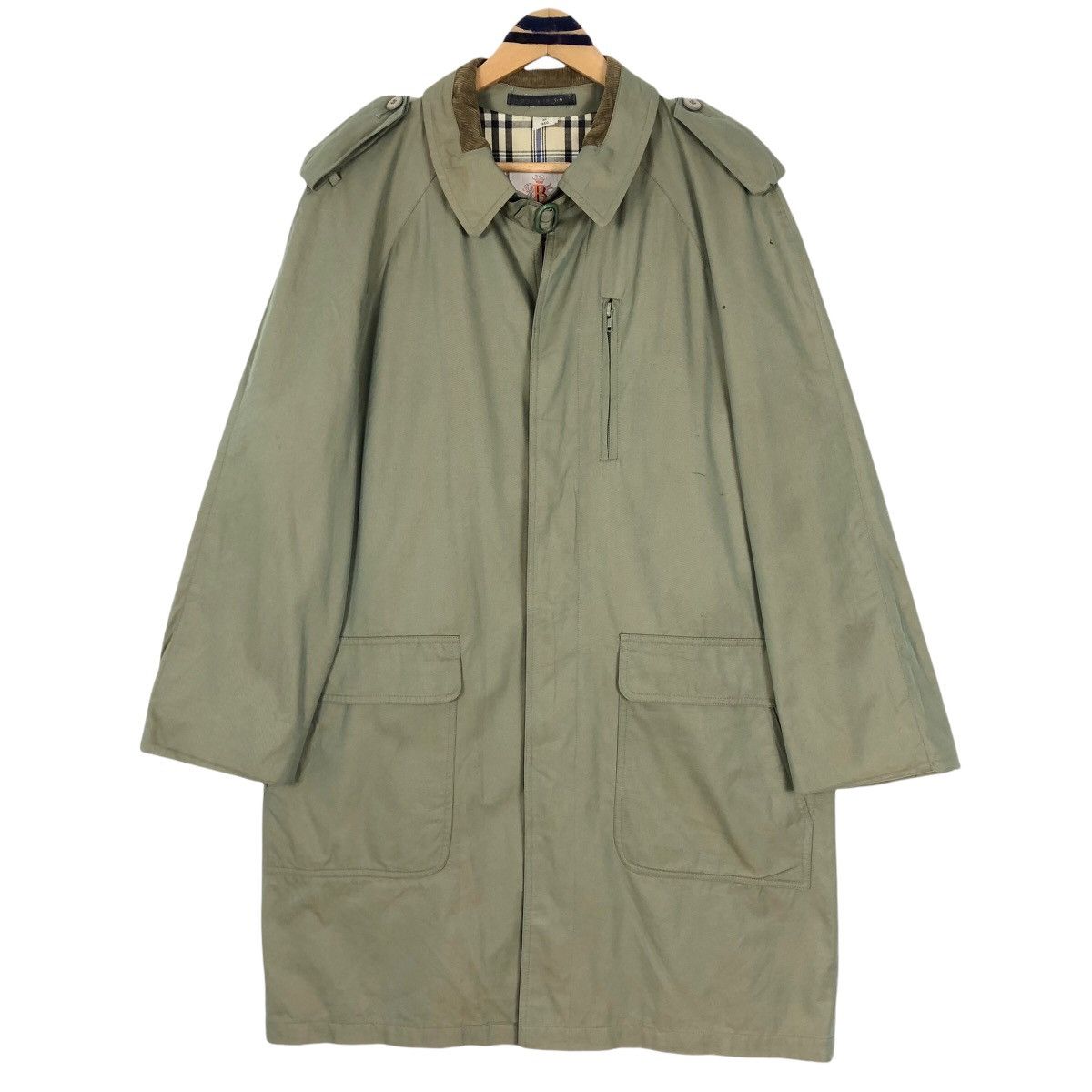 Vintage 80s Baracuta Trench Coat Made In England Parka