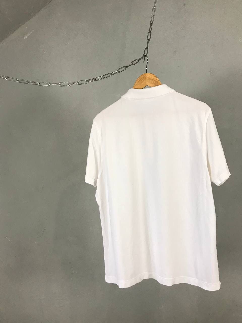 Lacoste Lacoste luxury streetwear white polo tee Size US XL / EU 56 / 4 - 6 Thumbnail