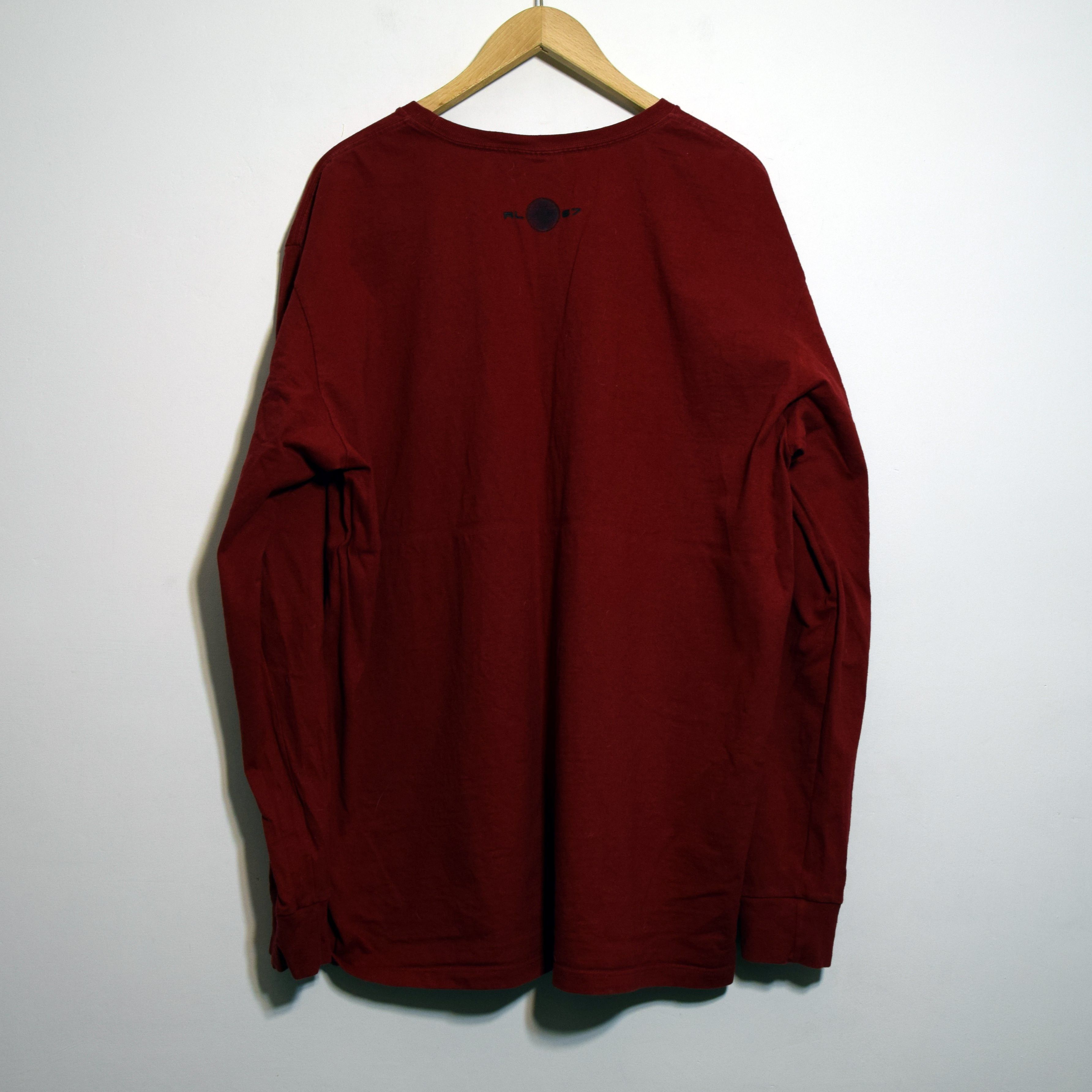 Polo Ralph Lauren × Ralph Lauren Sport × Vintage Logo Ralph Lauren Polo Sport RL 67 NY Long Sleeve XL Size US XL / EU 56 / 4 - 4 Thumbnail