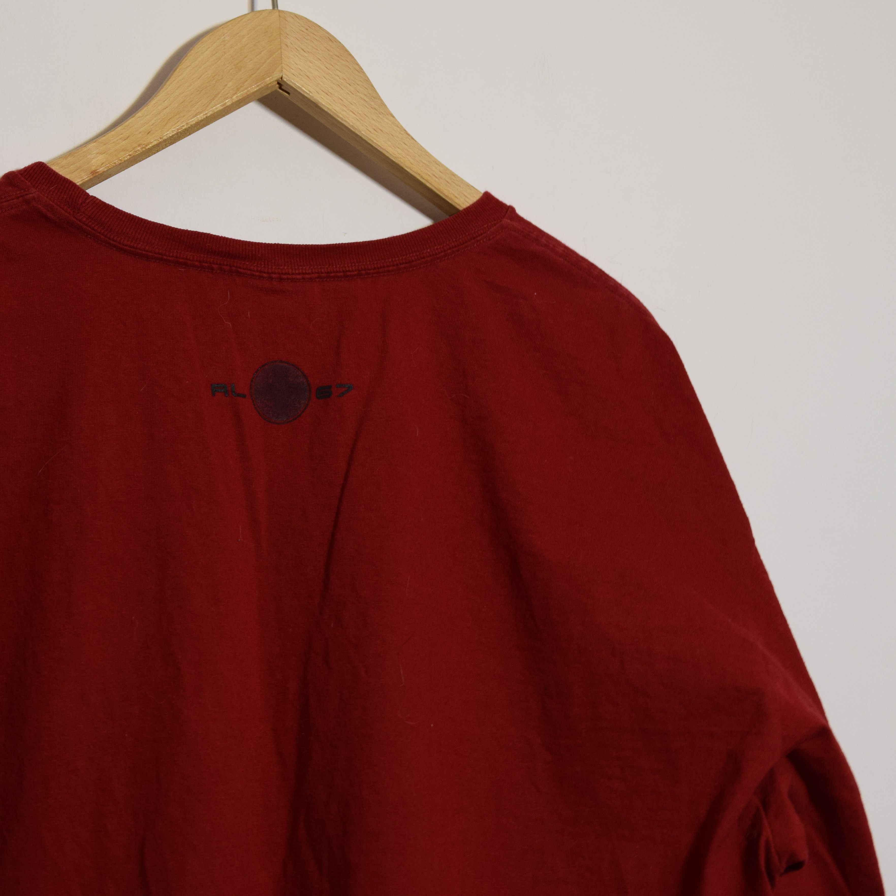 Polo Ralph Lauren × Ralph Lauren Sport × Vintage Logo Ralph Lauren Polo Sport RL 67 NY Long Sleeve XL Size US XL / EU 56 / 4 - 3 Thumbnail