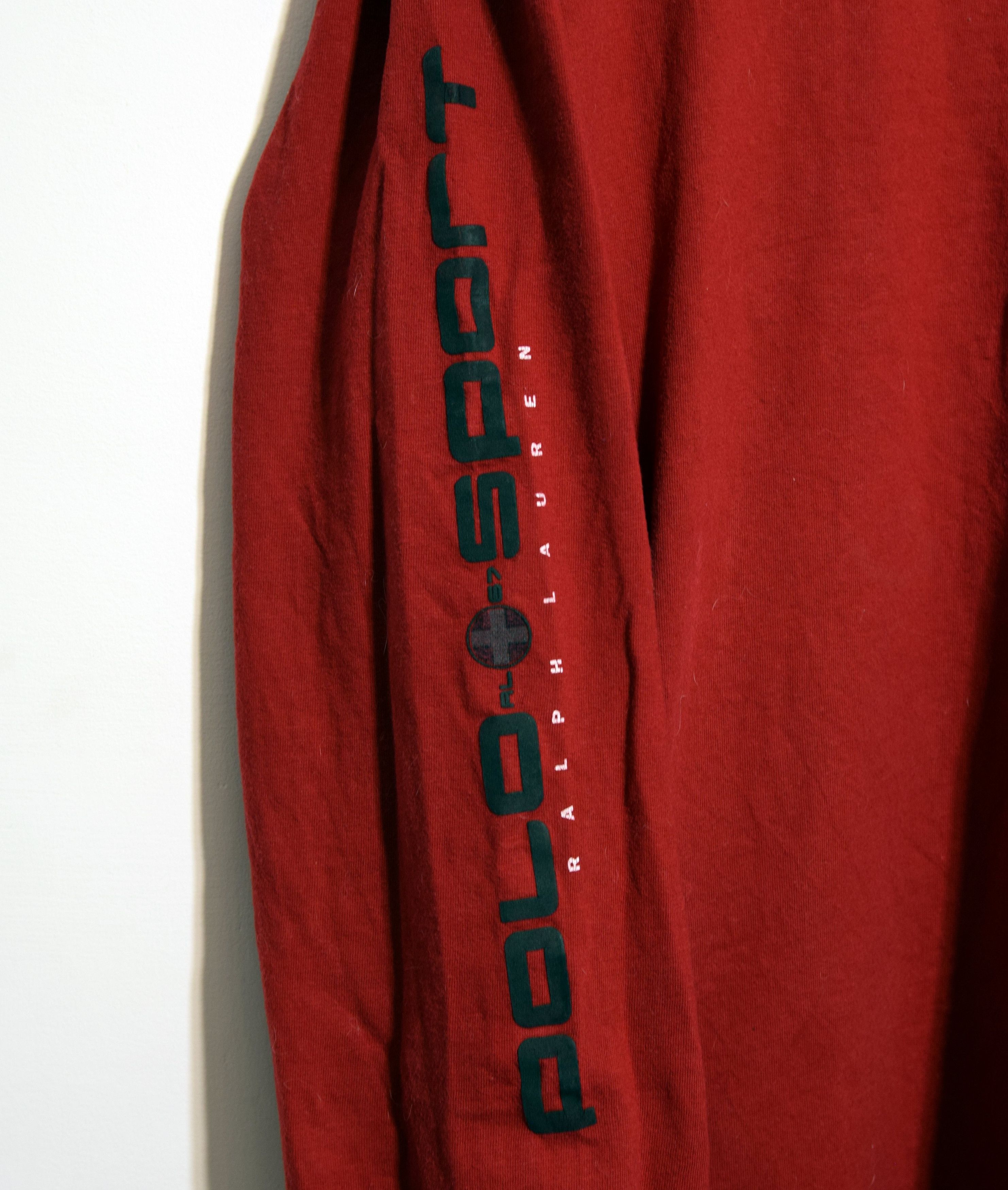 Polo Ralph Lauren × Ralph Lauren Sport × Vintage Logo Ralph Lauren Polo Sport RL 67 NY Long Sleeve XL Size US XL / EU 56 / 4 - 6 Thumbnail