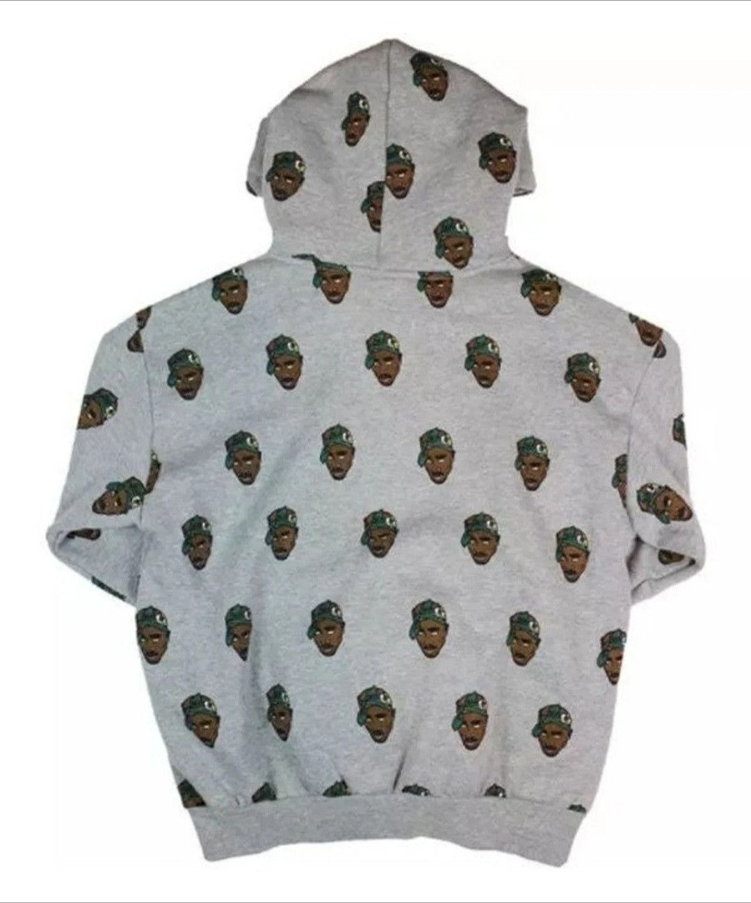 Cross Colours Cross Colours Tupac All Over Print Grey Hoodie Grailed