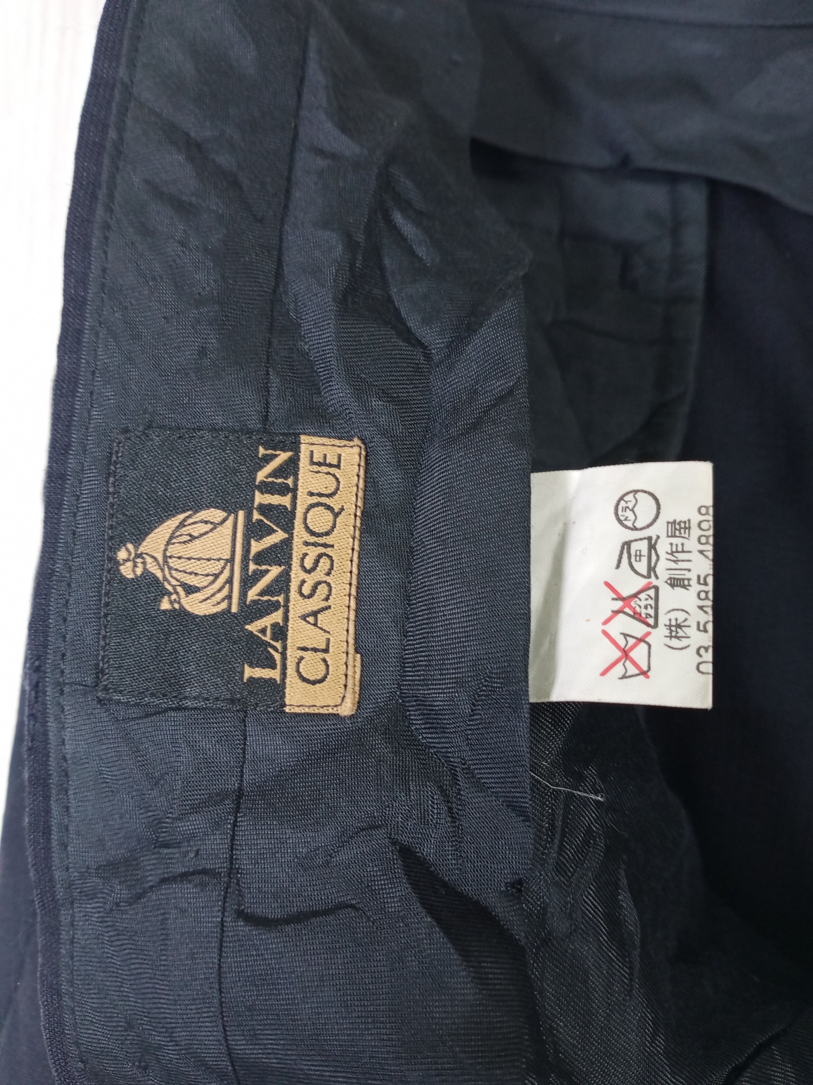 Lanvin Vintage LANVIN CLASSIQUE Baggy Trouser Pants Size US 34 / EU 50 - 7 Thumbnail