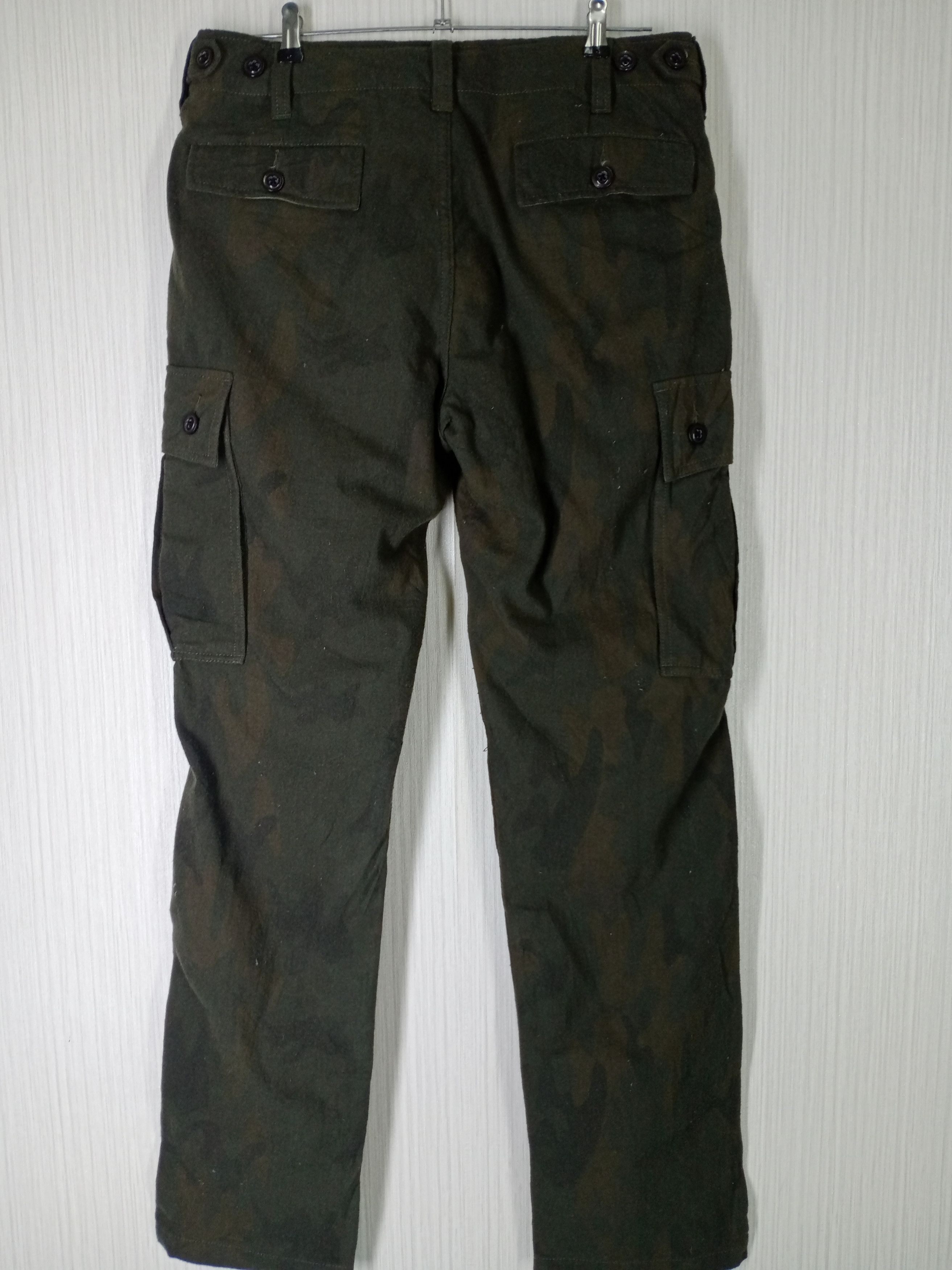 Japanese Brand Back Number Cargo Pants Camo Japenese Military Size US 34 / EU 50 - 5 Thumbnail