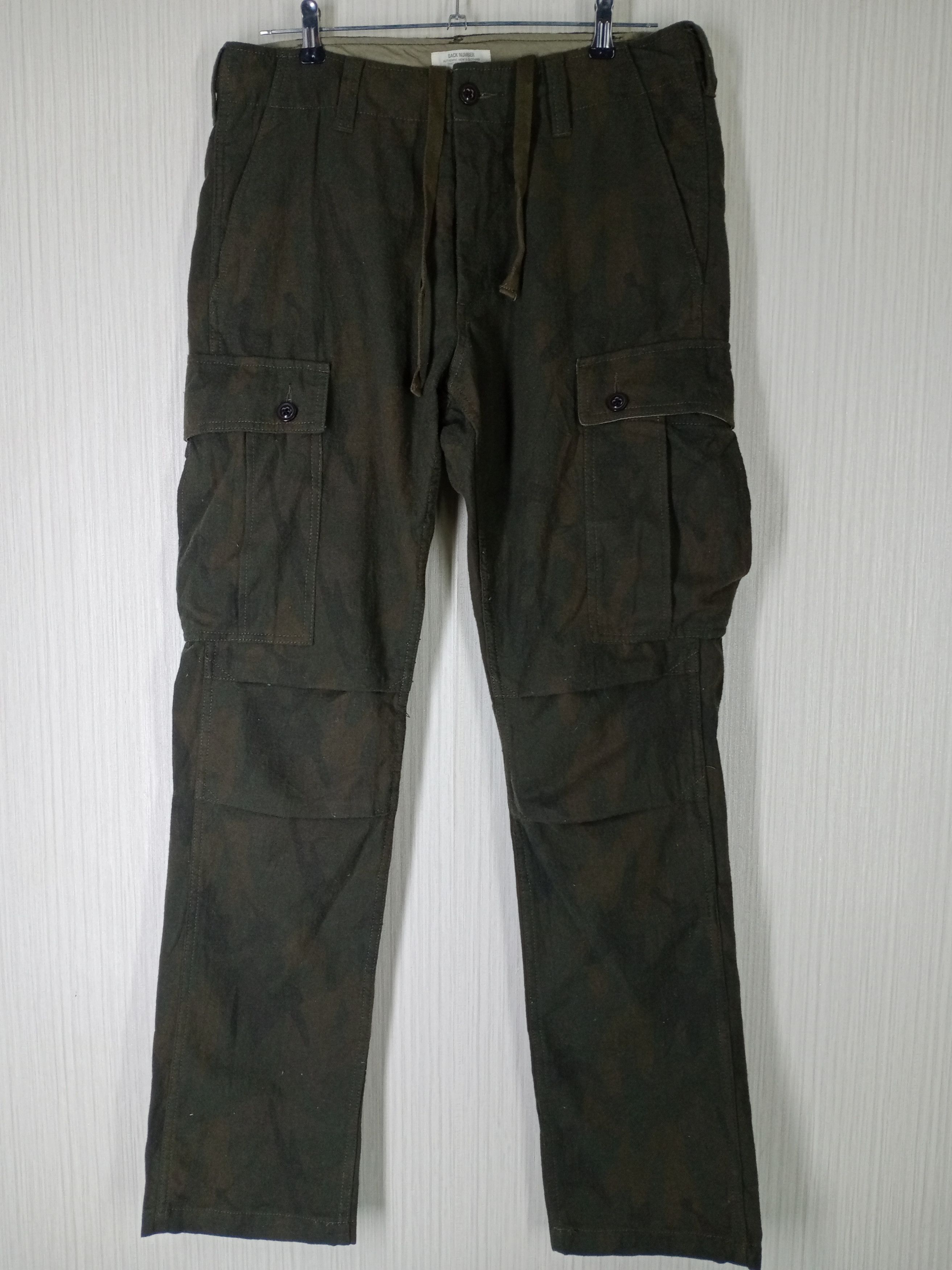 Japanese Brand Back Number Cargo Pants Camo Japenese Military Size US 34 / EU 50 - 2 Thumbnail