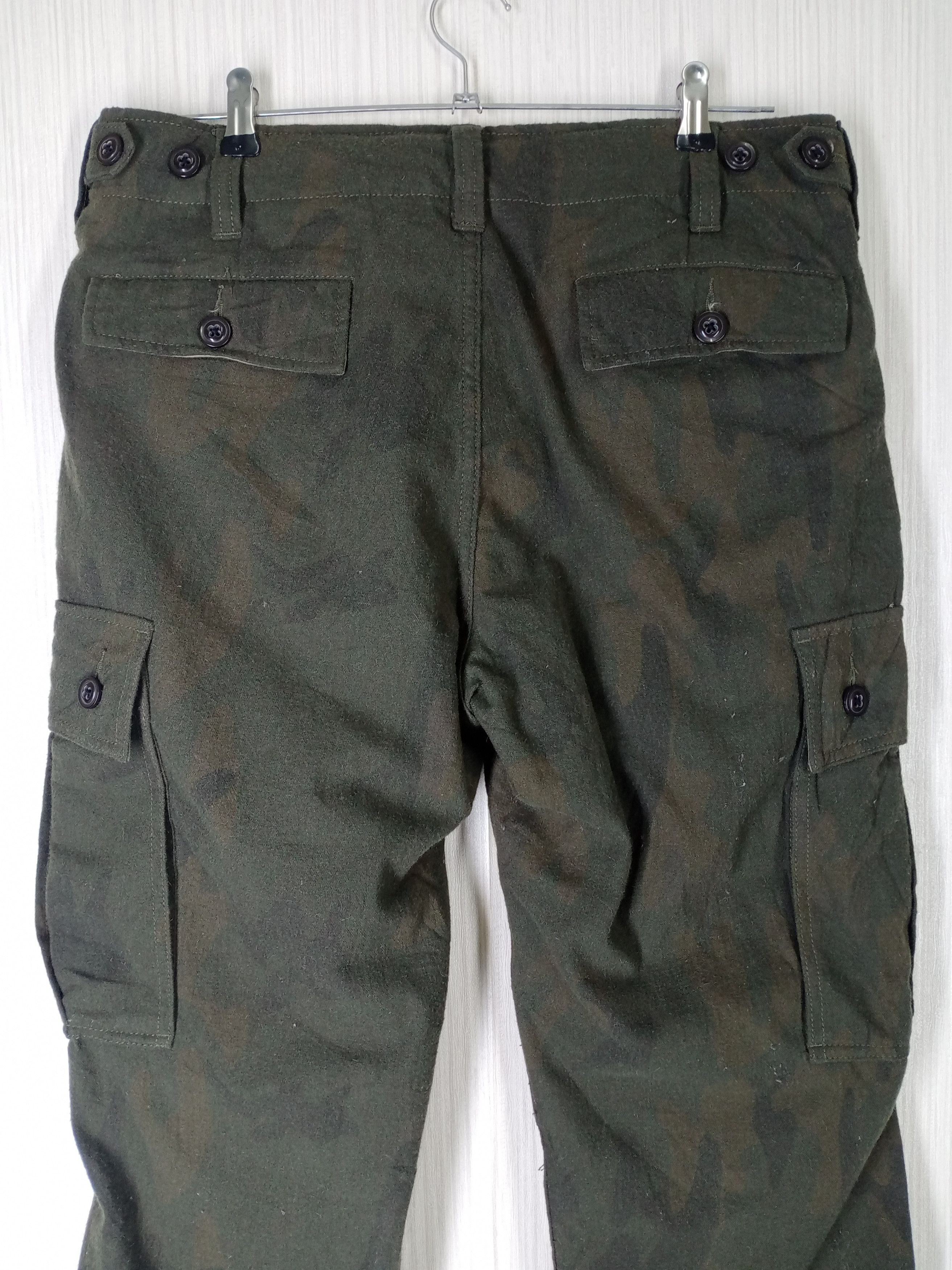 Japanese Brand Back Number Cargo Pants Camo Japenese Military Size US 34 / EU 50 - 6 Thumbnail