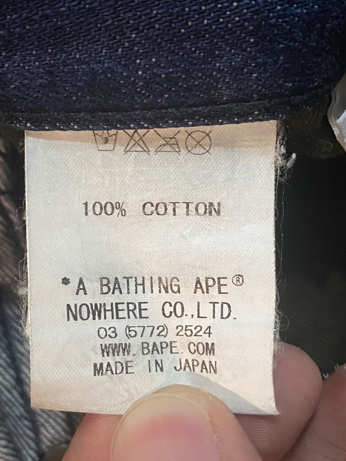 Bape Bape “A Bathing Ape” Graphic Denim Jeans Size US 34 / EU 50 - 15 Thumbnail
