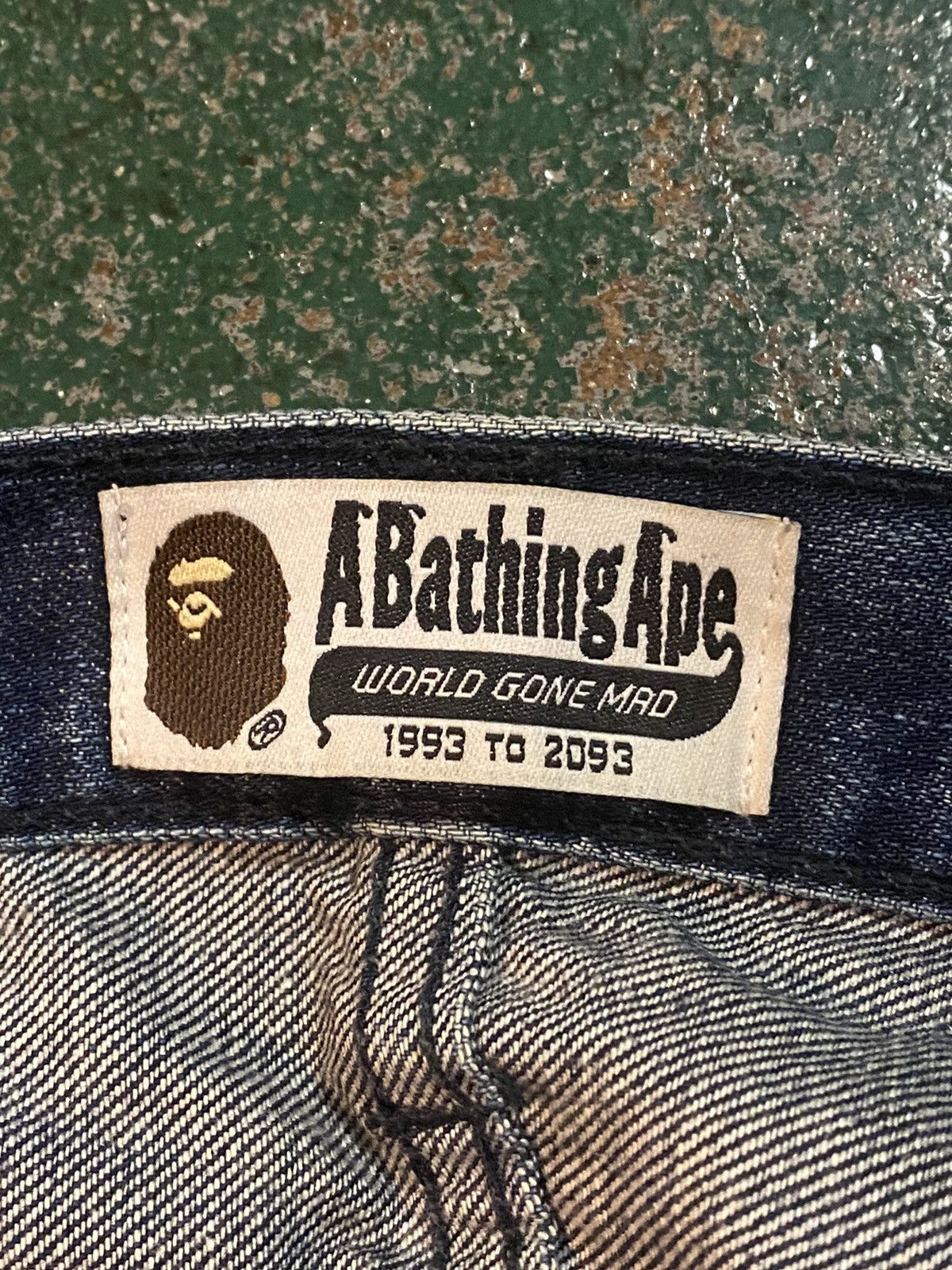 Bape Bape “A Bathing Ape” Graphic Denim Jeans Size US 34 / EU 50 - 13 Thumbnail