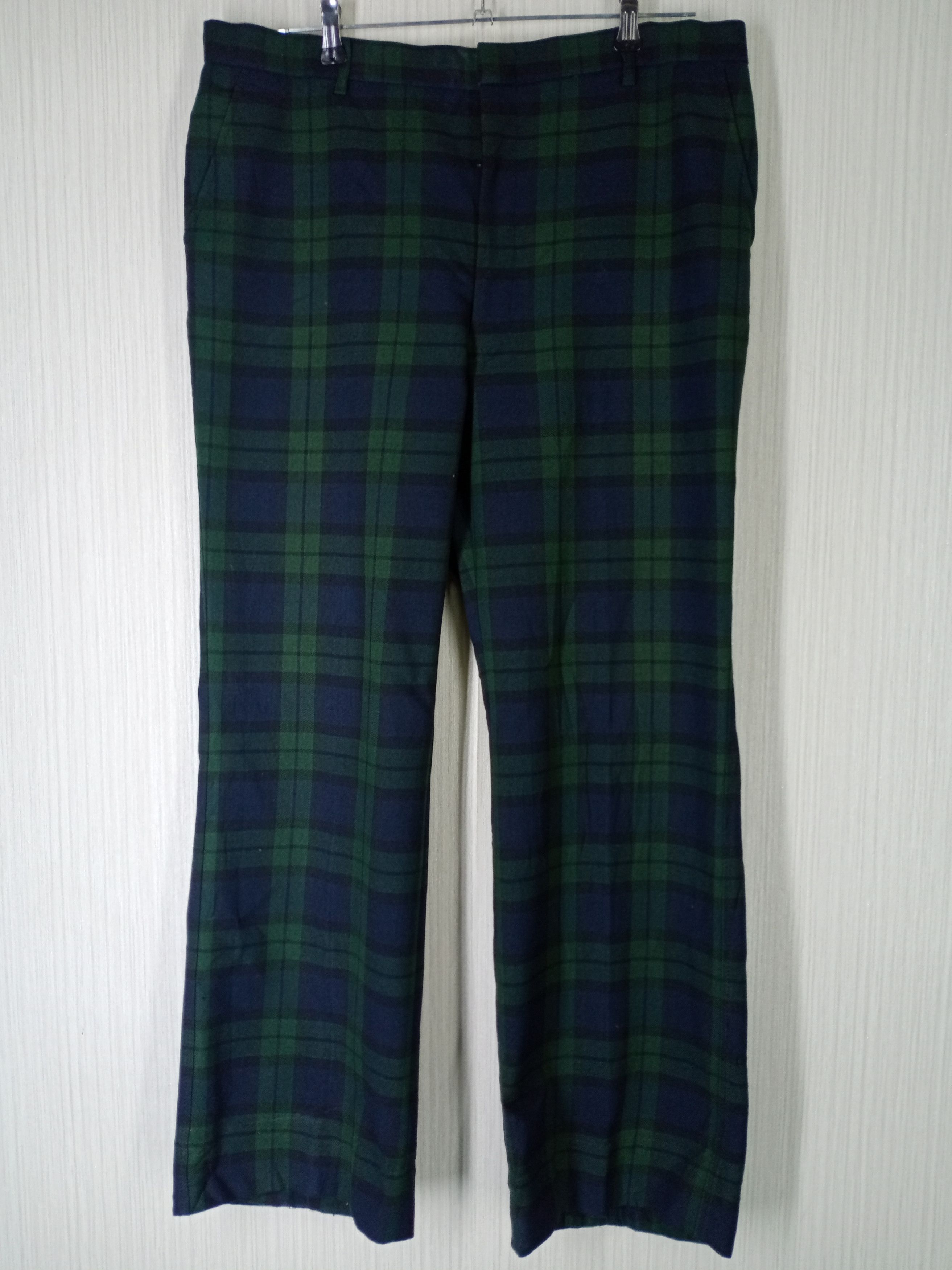 Lacoste Vintage Chemise Lacoste Plaid Checkered Wool Pants Size US 36 / EU 52 - 2 Thumbnail