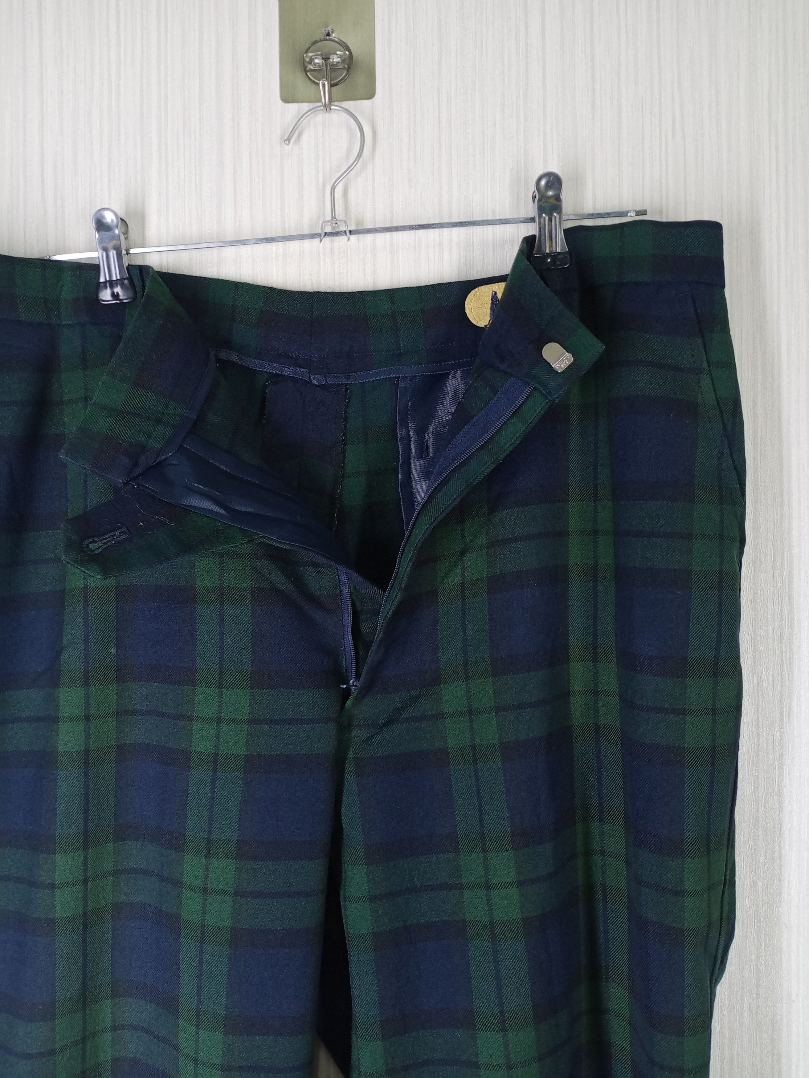 Lacoste Vintage Chemise Lacoste Plaid Checkered Wool Pants Size US 36 / EU 52 - 6 Thumbnail