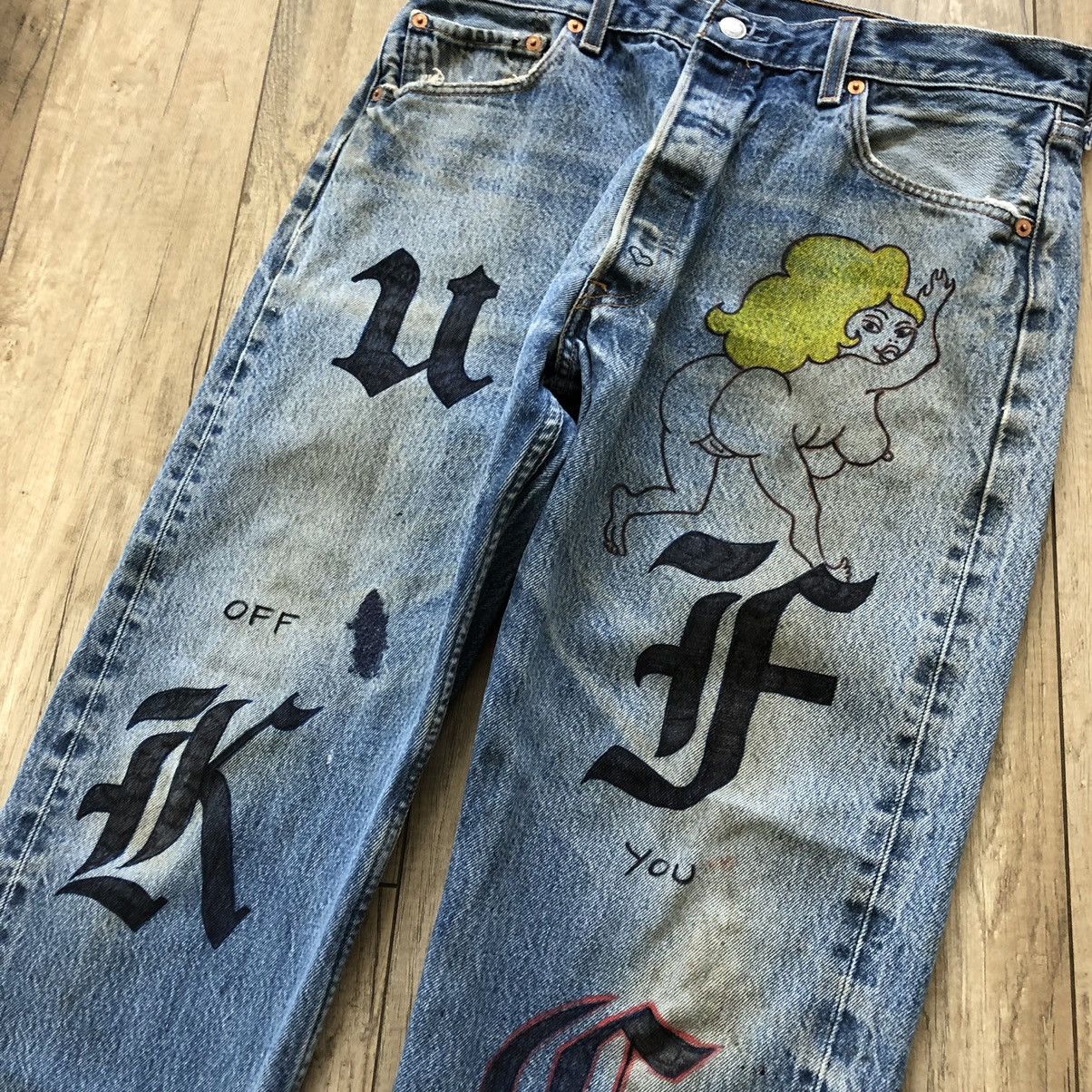 Levi's Vintage Levi’s 501 Custom Pants Size US 34 / EU 50 - 3 Thumbnail