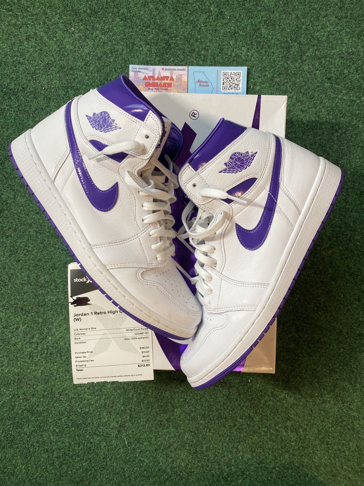 Jordan court purple womens 12