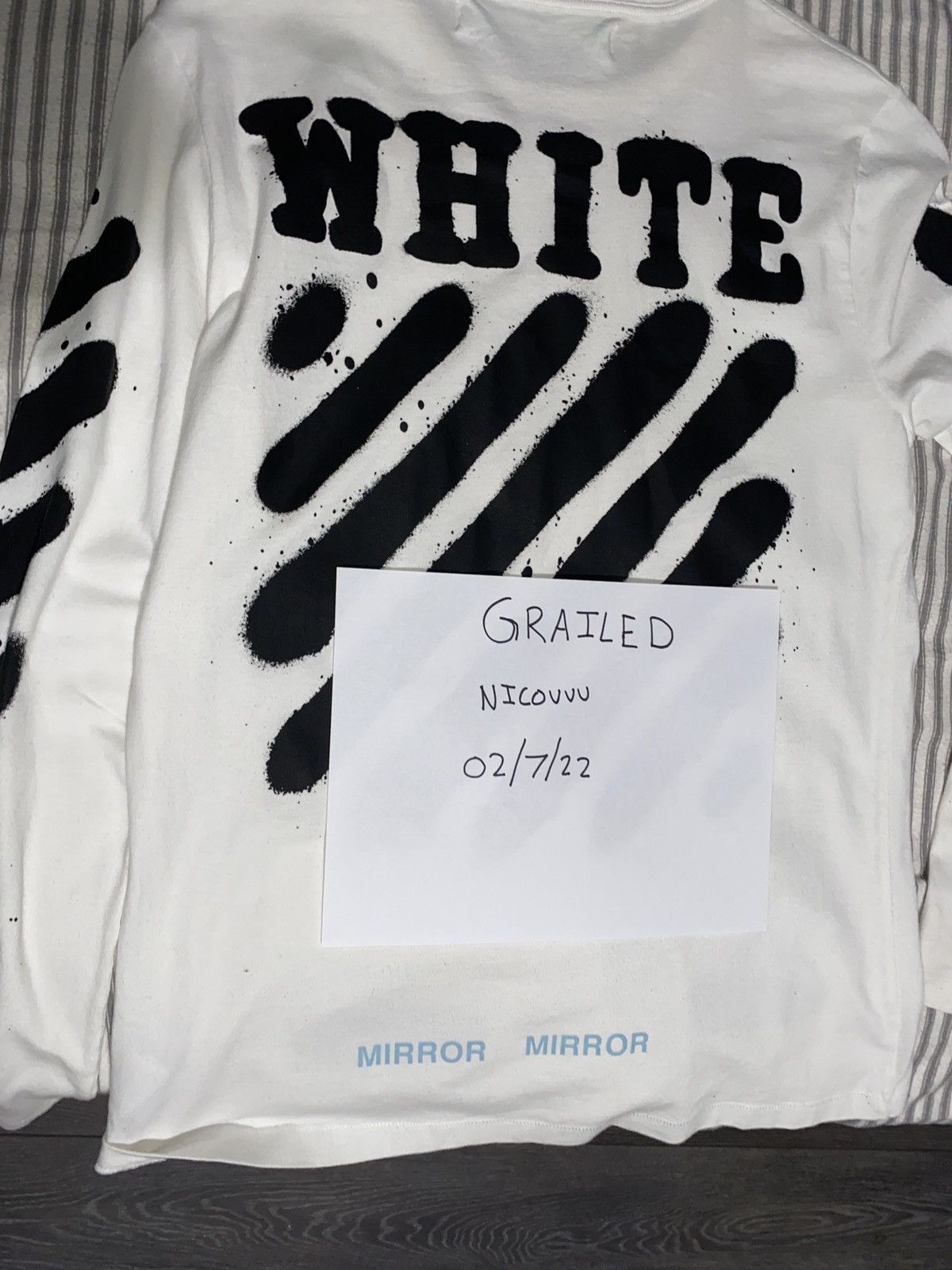 Off-White OFF-WHITE “MAIN LABEL” 2013 | Grailed