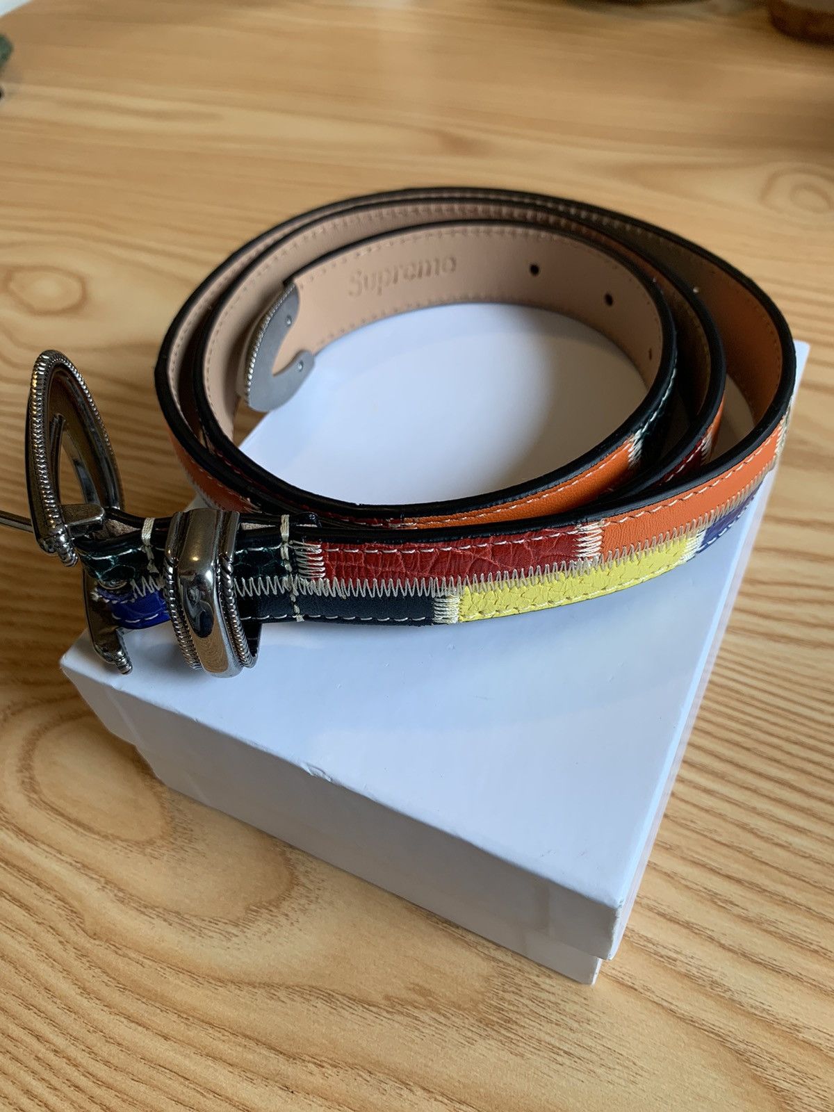 Supreme SS21 Supreme Patchwork Ranger Belt Multicolor L/XL