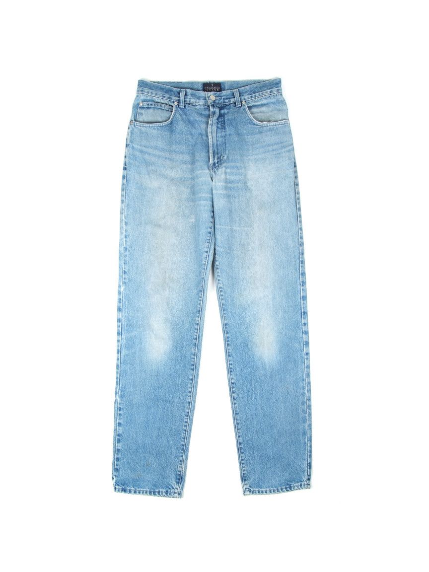 Trussardi × Vintage Vintage 90's Trussardi High Rise Denim Jeans Sz 33 Size US 33 - 1 Thumbnail