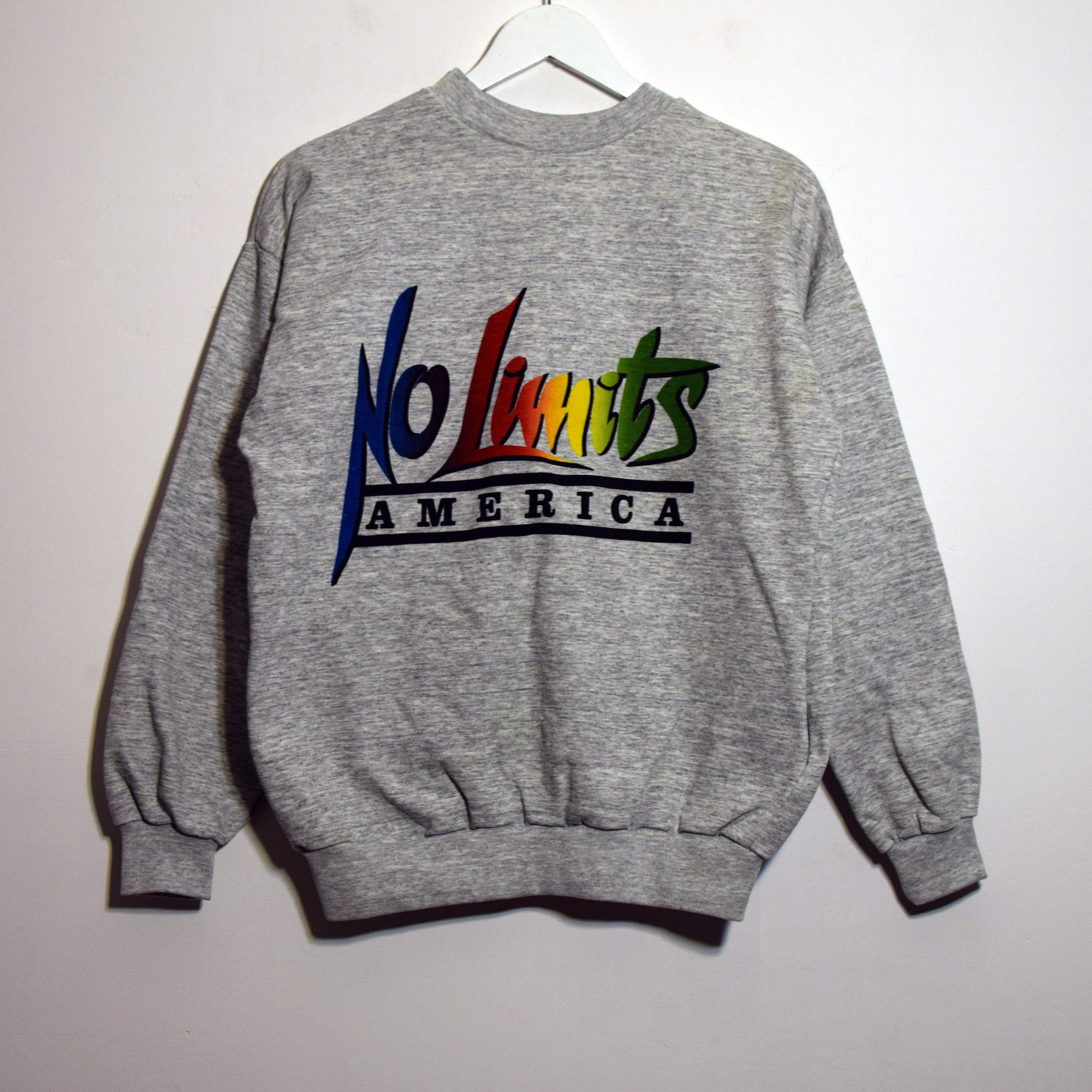 Vintage 80s / 90s No Limits America USA Rainbow Crewneck S / M Size US M / EU 48-50 / 2 - 1 Thumbnail