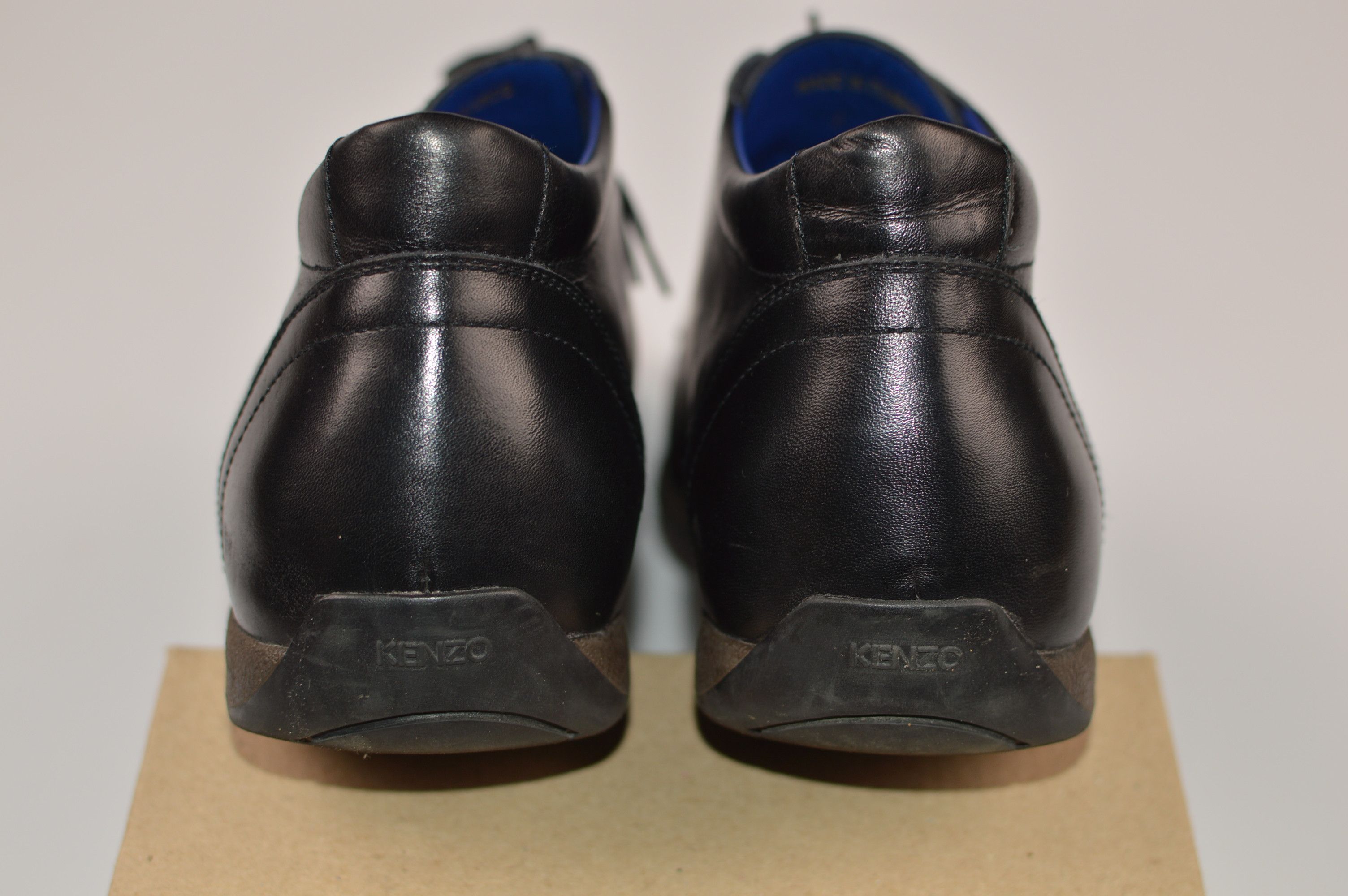 Kenzo Vintage Square Toes Leather Shoes