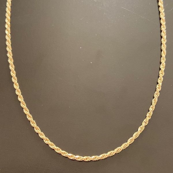 Gold Chain Gold Chain Gold Rope 18in/20in 2mm Set | Grailed