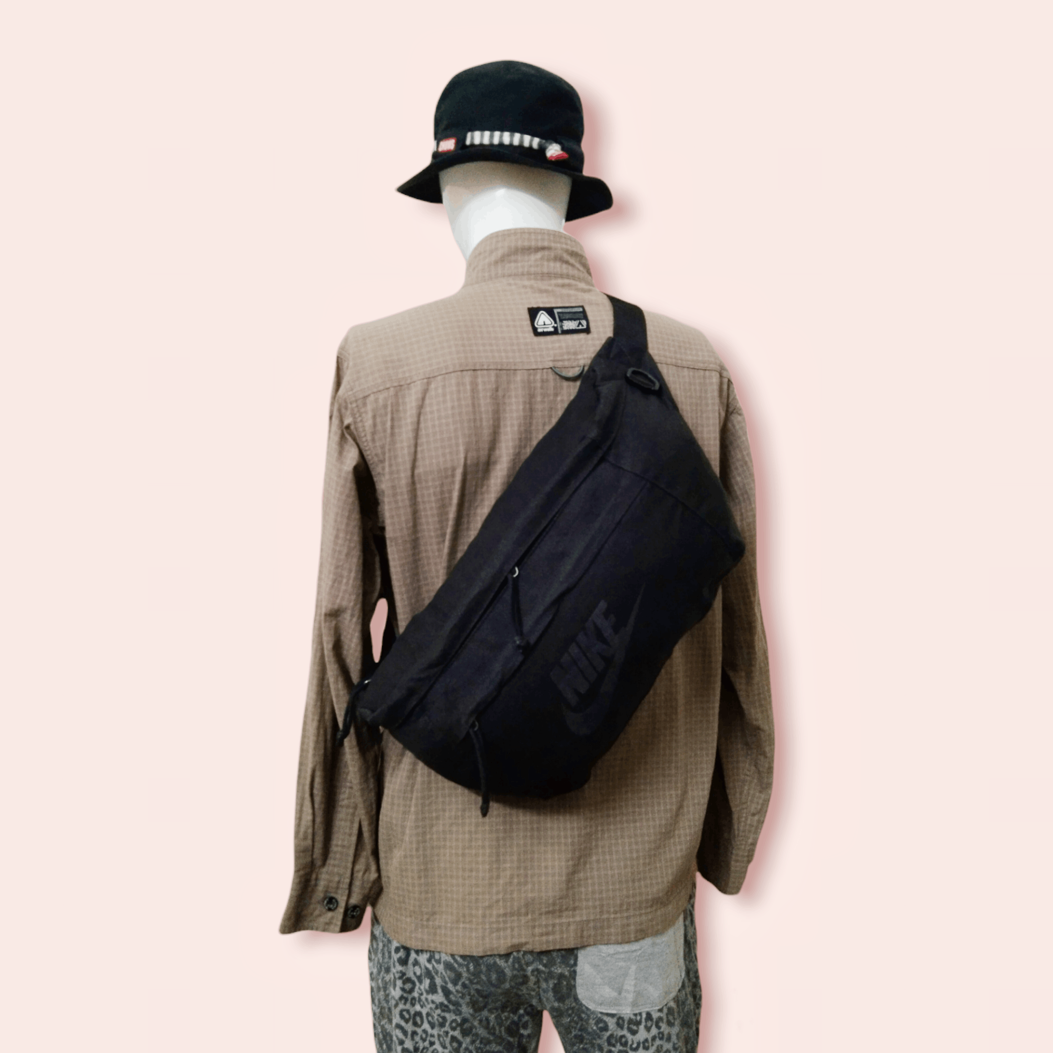 Nike NIKE TRIPLE BLACK LOGO FANNY PAC/BODYBAG/WAISTBAG Size ONE SIZE - 2 Thumbnail