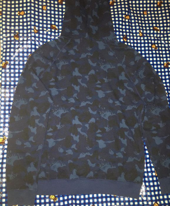 Blue flame bape discount hoodie