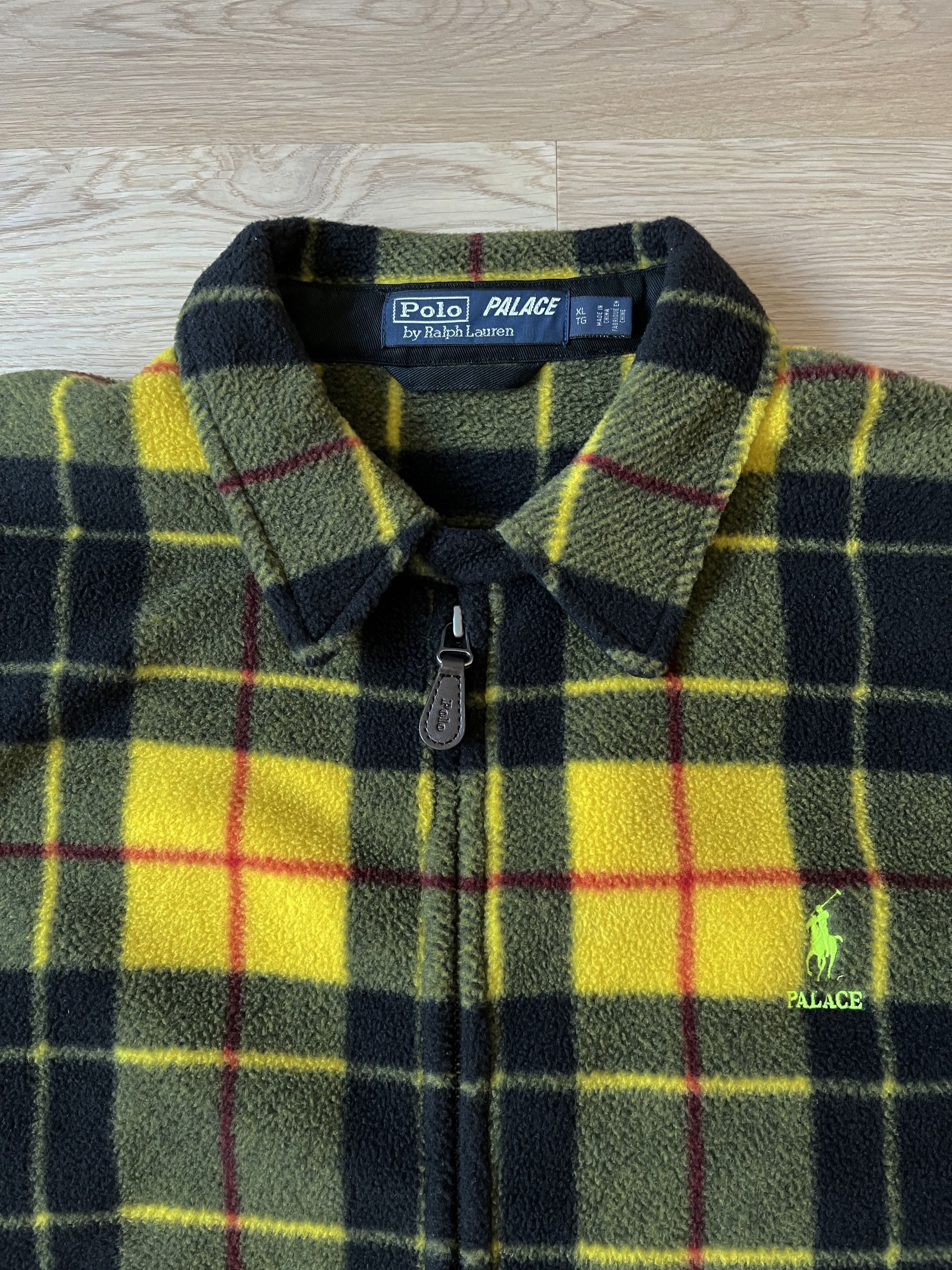 Palace ralph lauren fleece jacket best sale