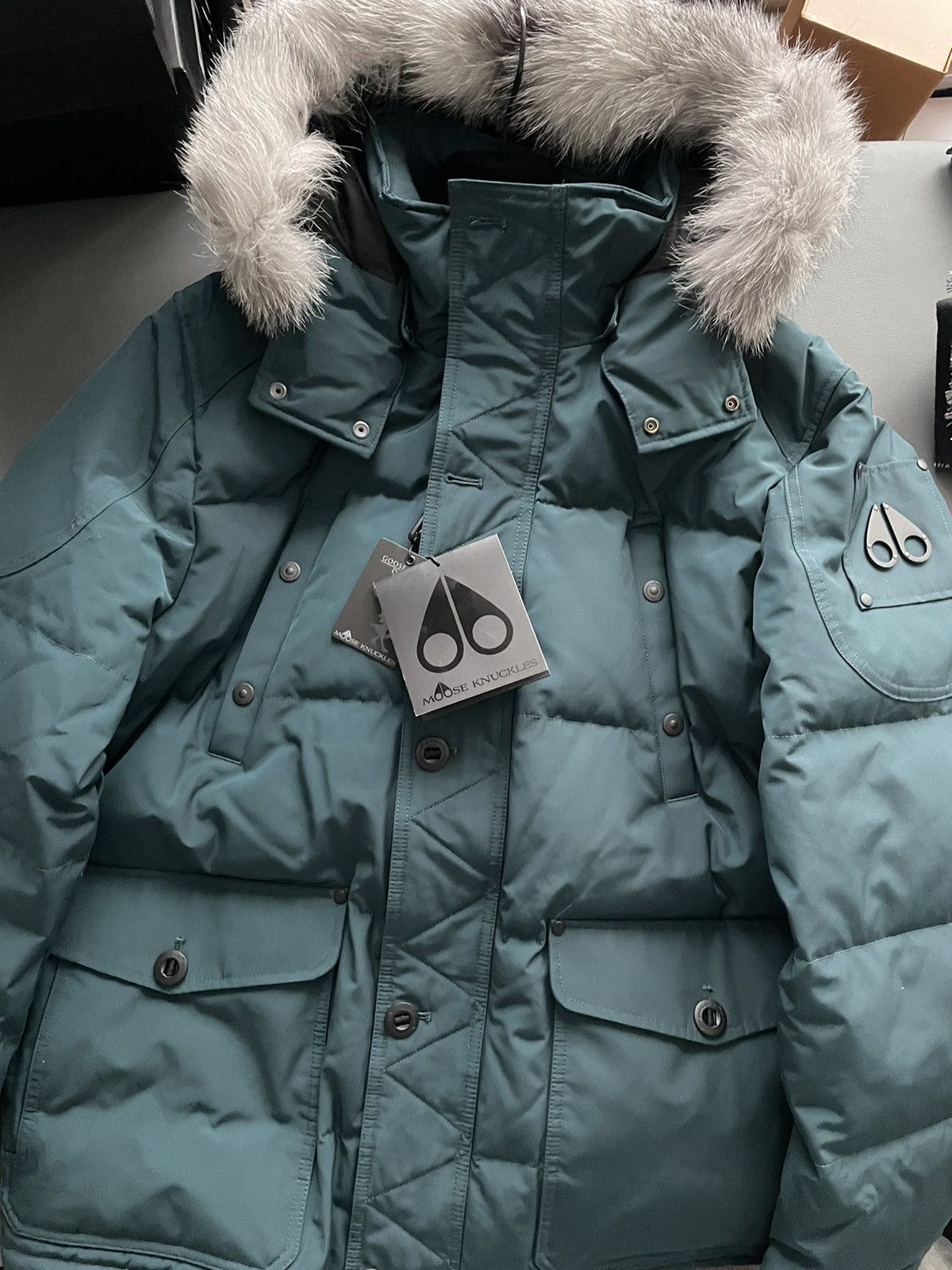 Moose Knuckles Moose Brand NEW 90/10 Goose Down Parka Jacket Size US XL / EU 56 / 4 - 21 Thumbnail