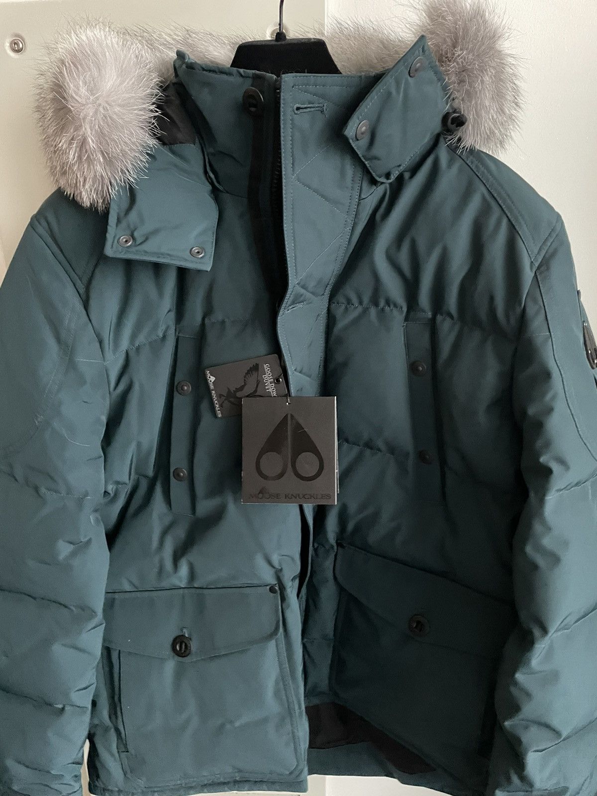 Moose Knuckles Moose Brand NEW 90/10 Goose Down Parka Jacket Size US XL / EU 56 / 4 - 20 Thumbnail