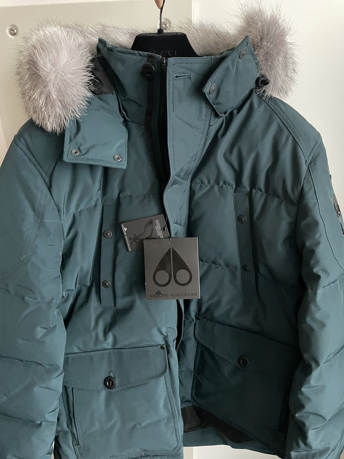 Moose Knuckles Moose Brand NEW 90/10 Goose Down Parka Jacket Size US XL / EU 56 / 4 - 4 Thumbnail